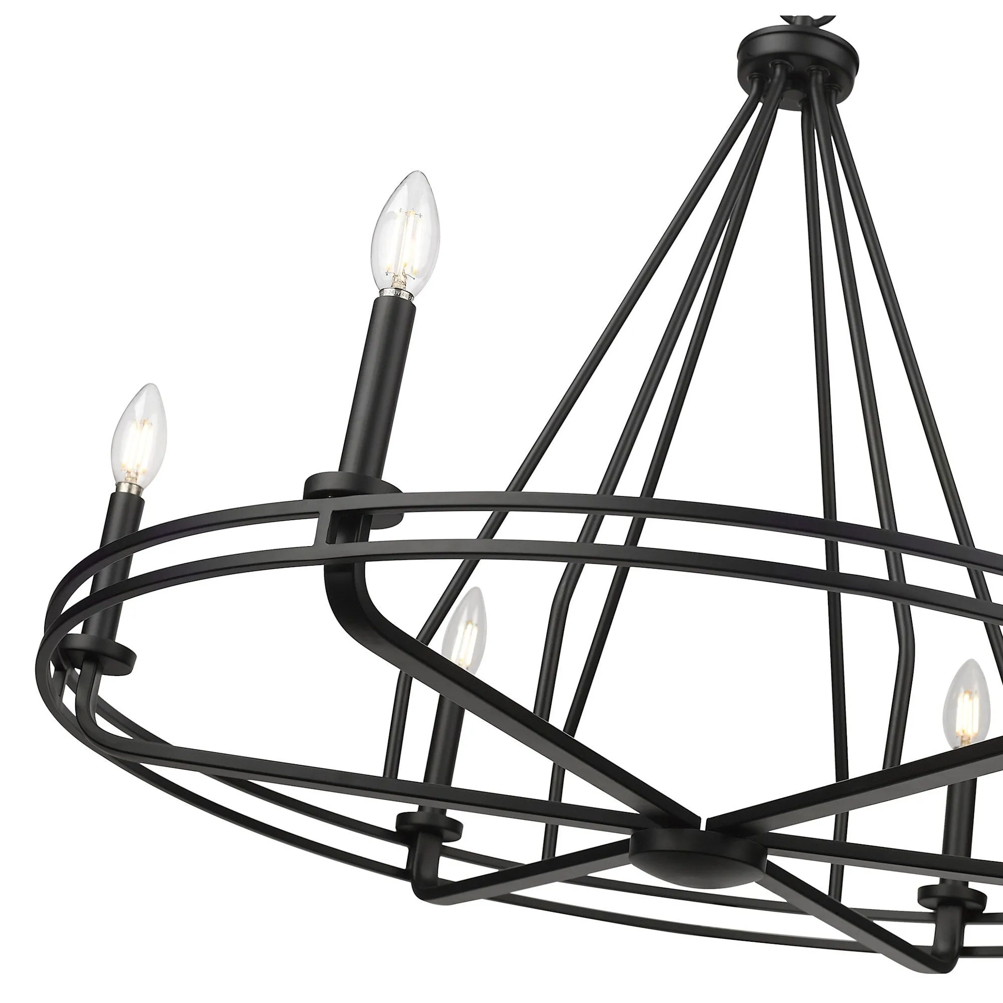 Millennium Lighting 21606 Jody 6 Light 33 Wide Pillar Candle Style