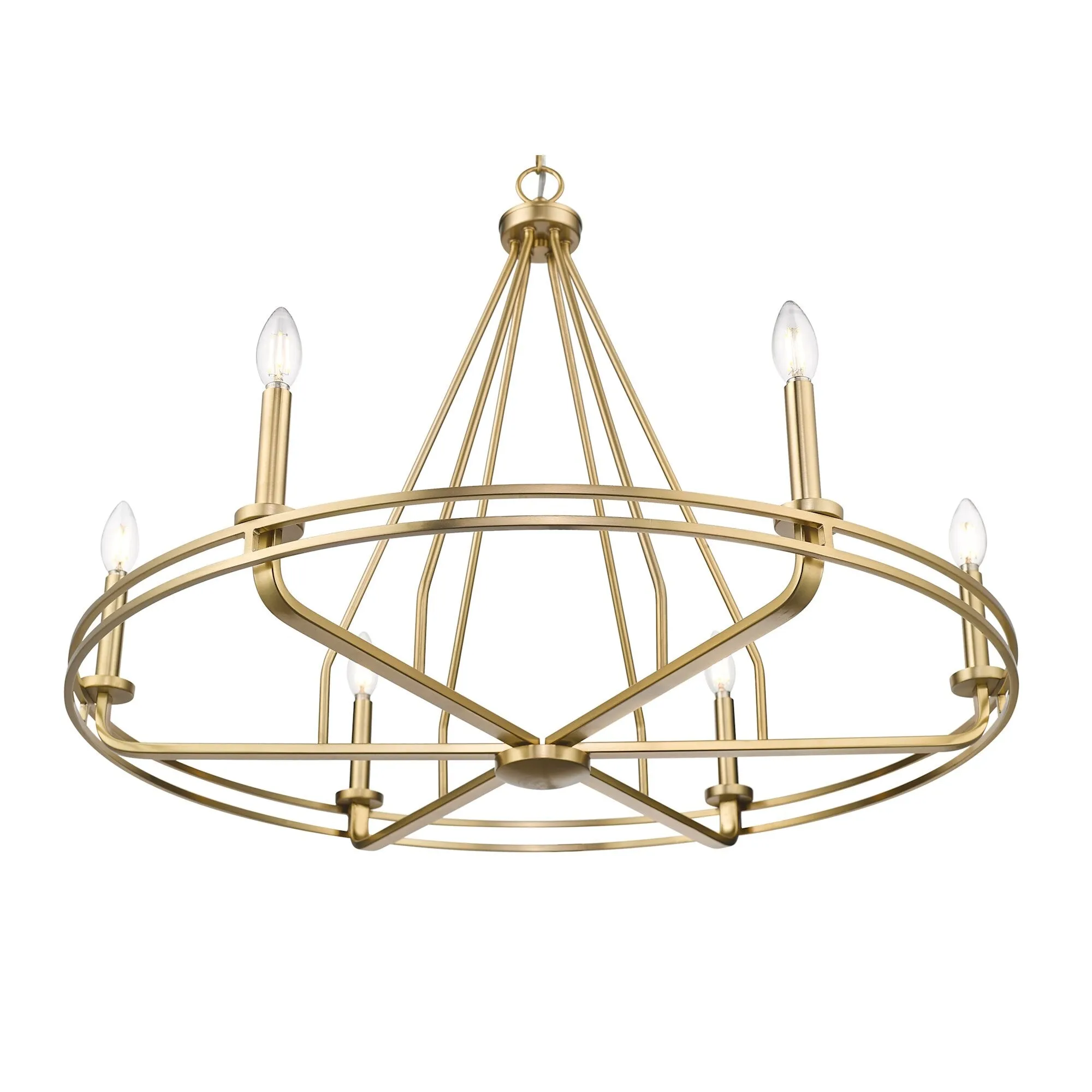 Millennium Lighting 21606 Jody 6 Light 33 Wide Pillar Candle Style