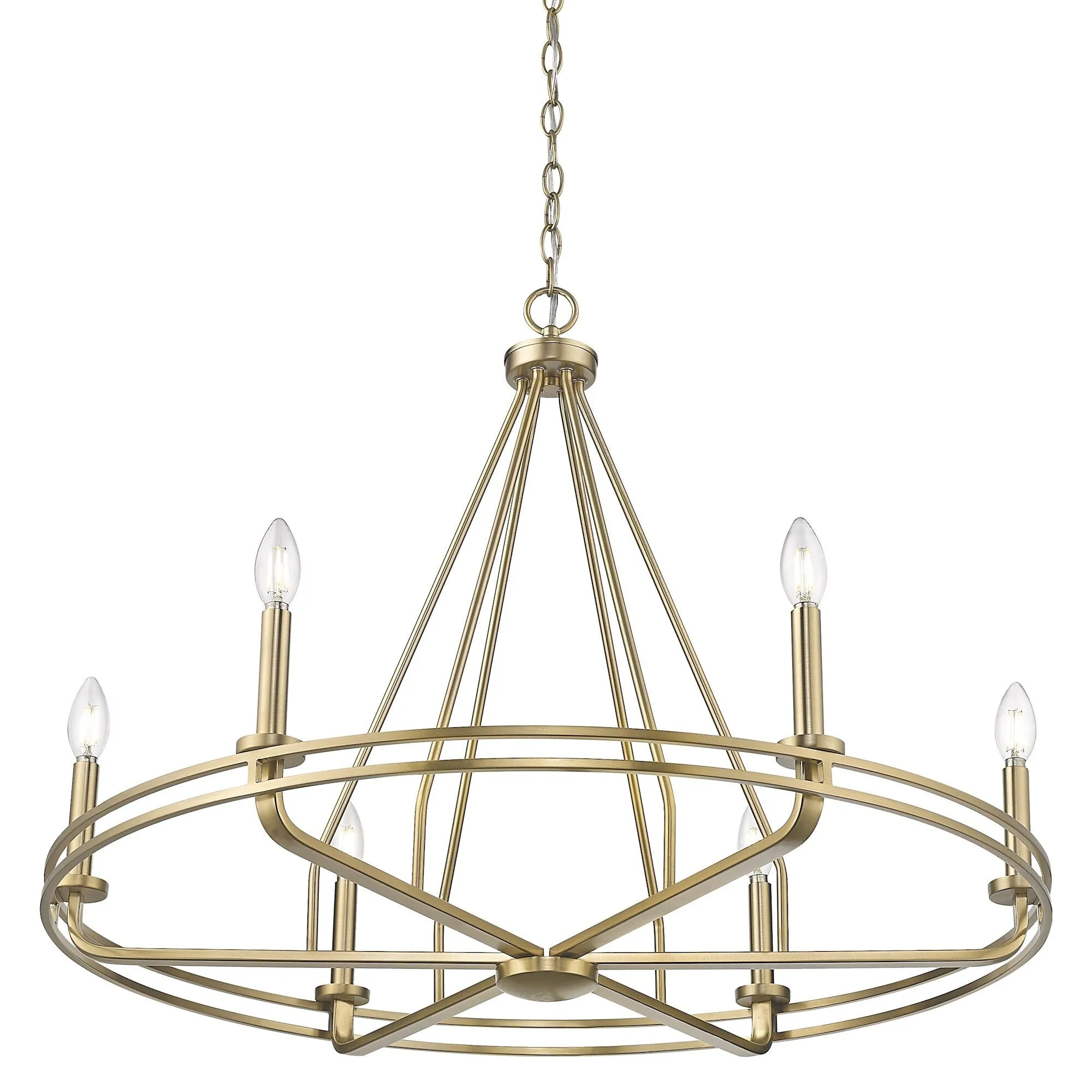 Millennium Lighting 21606 Jody 6 Light 33 Wide Pillar Candle Style