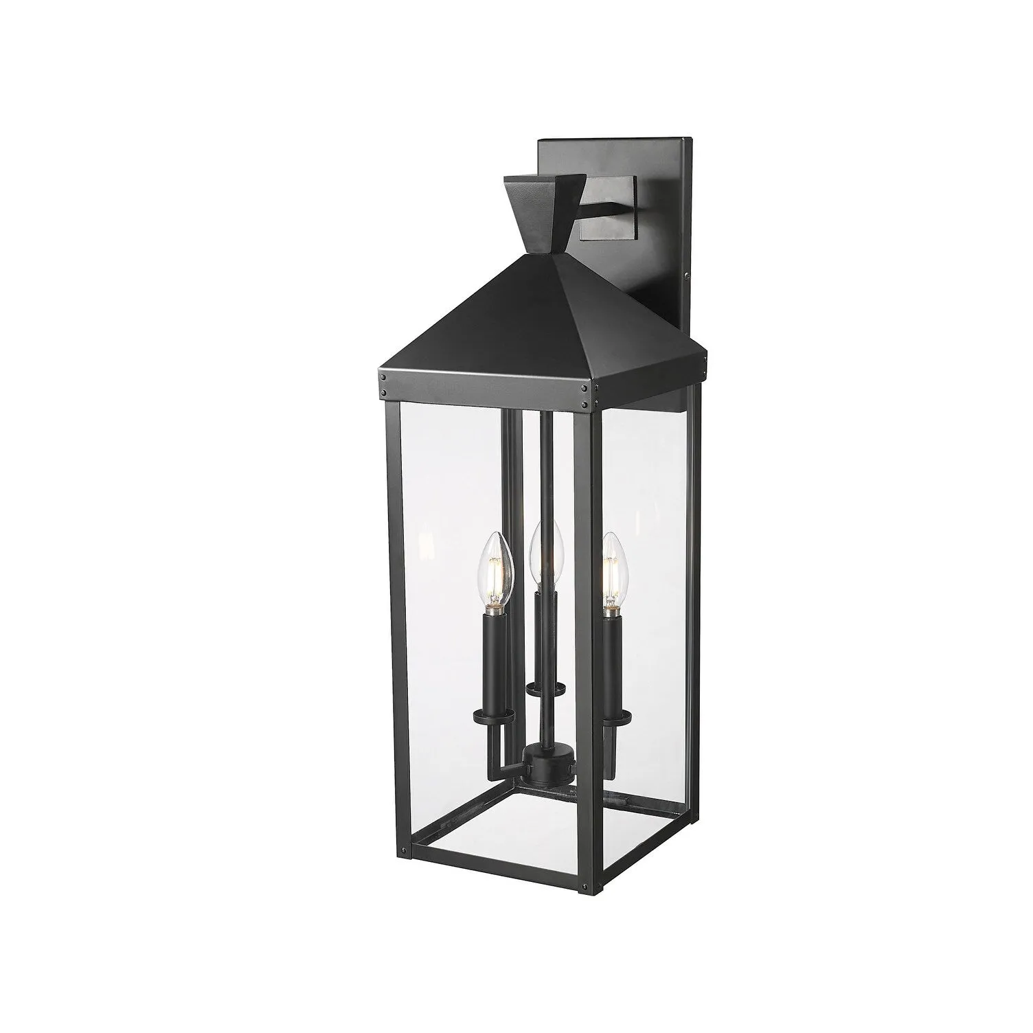 Millennium Lighting 22903 Yates 3 Light 26 Tall Outdoor Wall Sconce