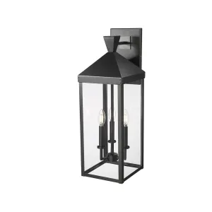 Millennium Lighting 22903 Yates 3 Light 26 Tall Outdoor Wall Sconce