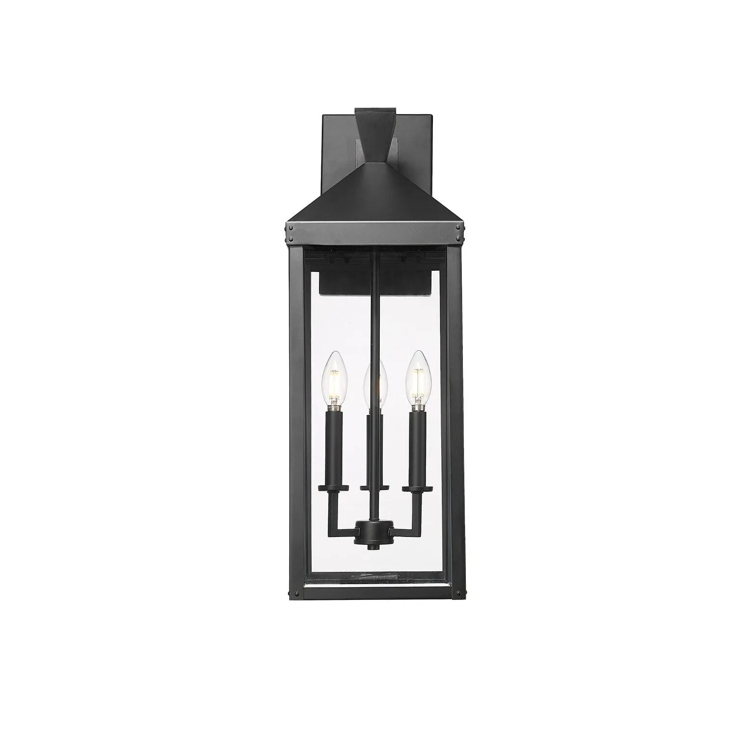 Millennium Lighting 22903 Yates 3 Light 26 Tall Outdoor Wall Sconce
