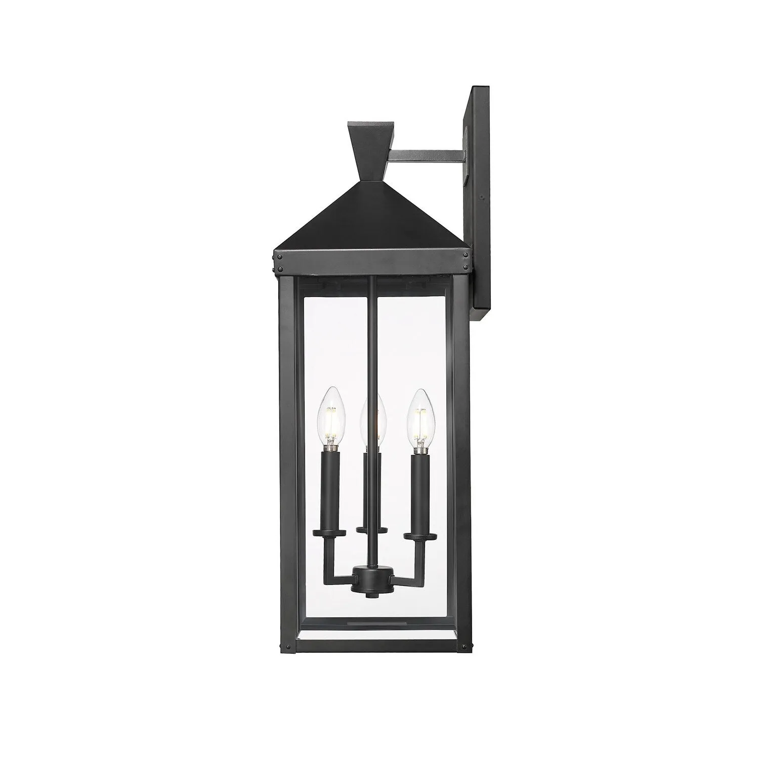 Millennium Lighting 22903 Yates 3 Light 26 Tall Outdoor Wall Sconce