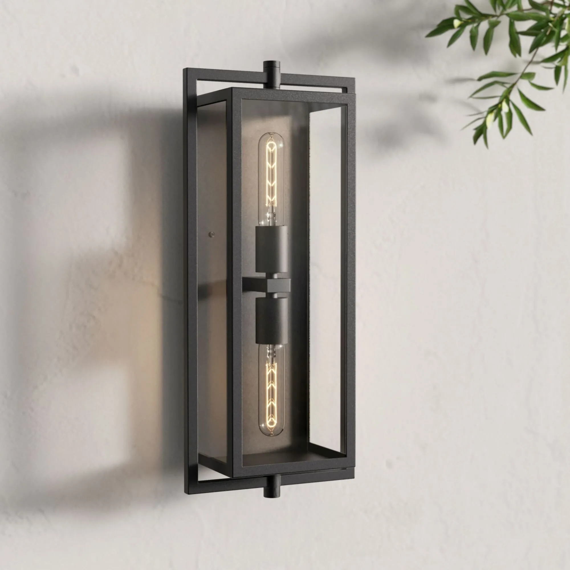 Millennium Lighting 250002 Rankin 2 Light 20 Tall Outdoor Wall Sconce