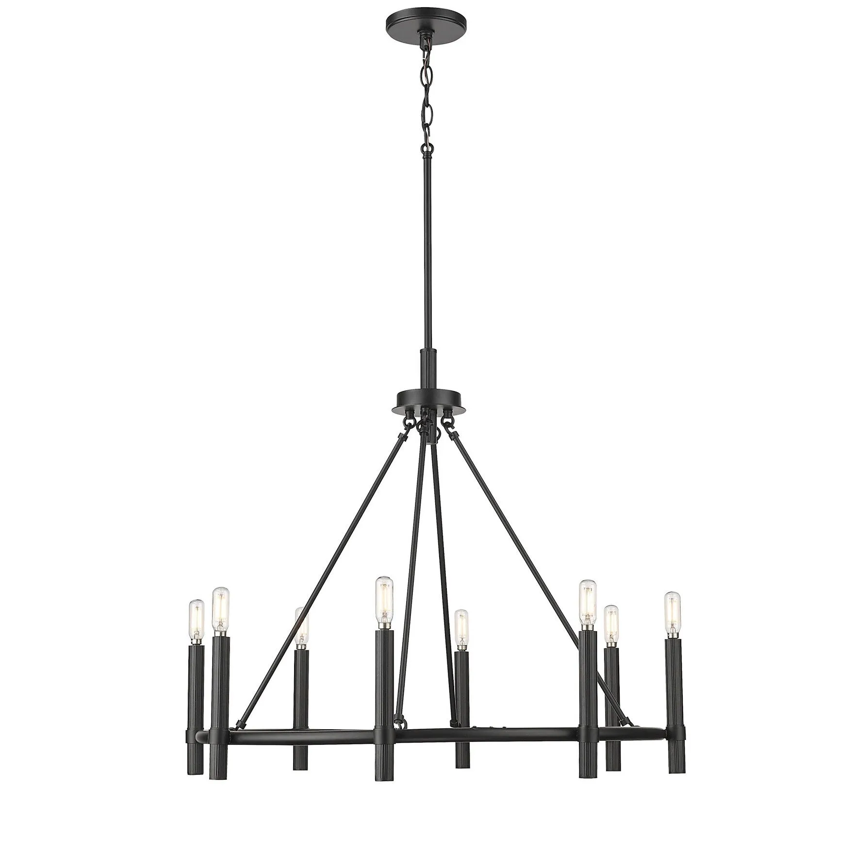 Millennium Lighting 25608 Skyva 8 Light 30 Wide Pillar Candle Style
