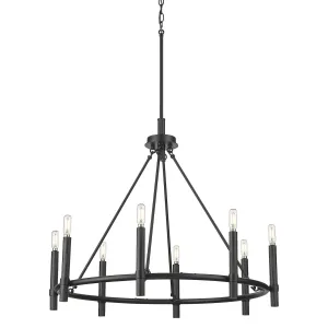 Millennium Lighting 25608 Skyva 8 Light 30 Wide Pillar Candle Style