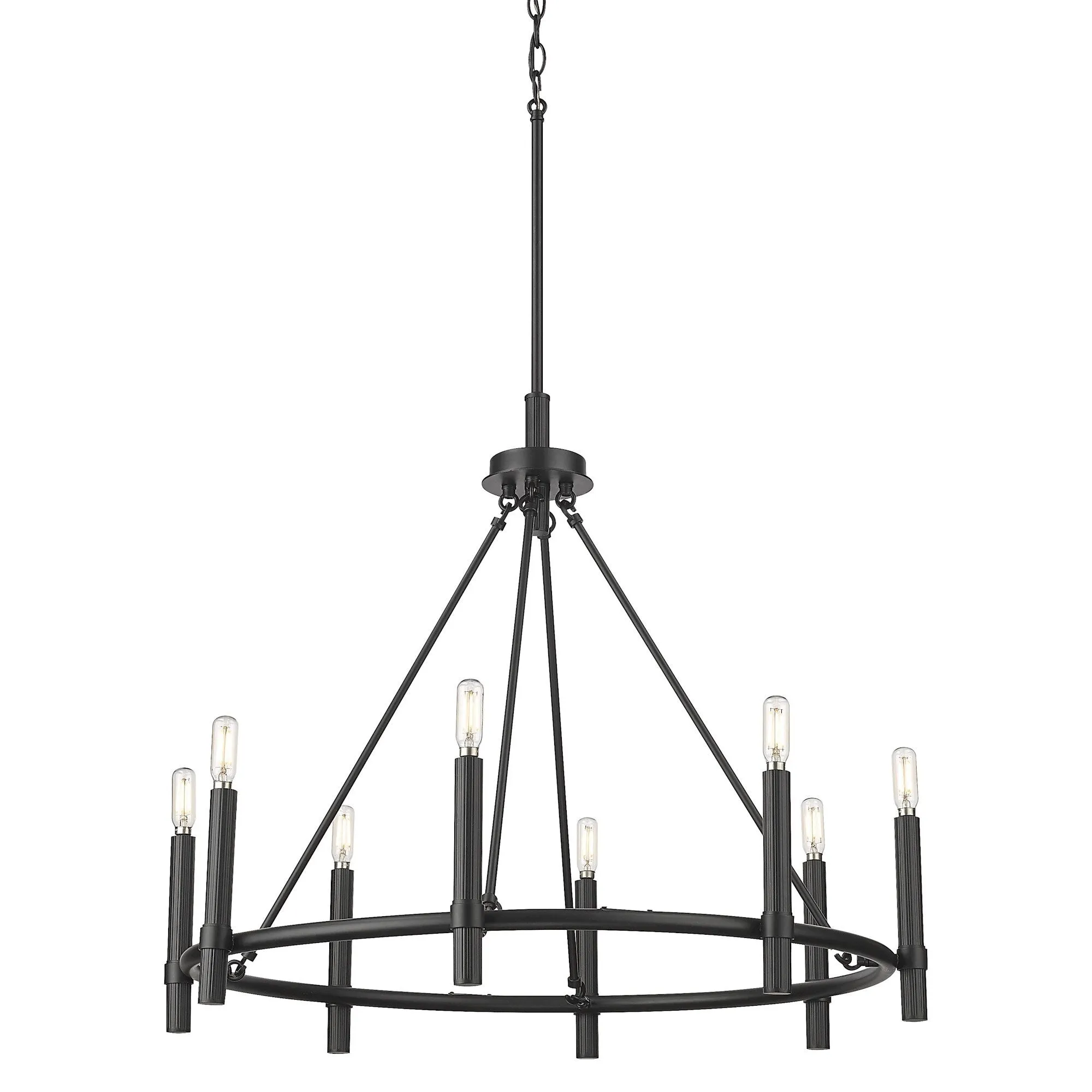 Millennium Lighting 25608 Skyva 8 Light 30 Wide Pillar Candle Style