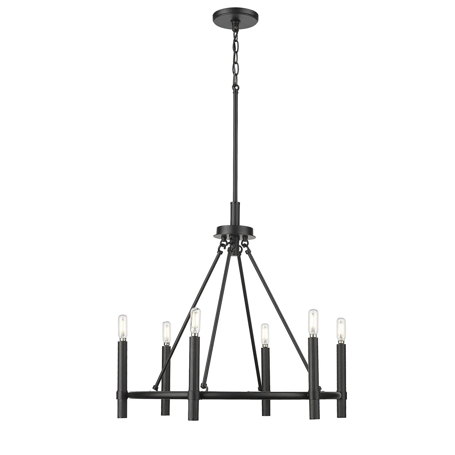 Millennium Lighting 25656 Skyva 6 Light 25 Wide Pillar Candle Style