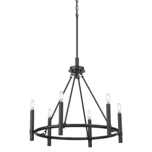 Millennium Lighting 25656 Skyva 6 Light 25 Wide Pillar Candle Style