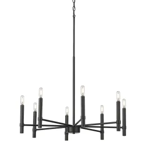 Millennium Lighting 25708 Skyva 8 Light 31 Wide Pillar Candle Style