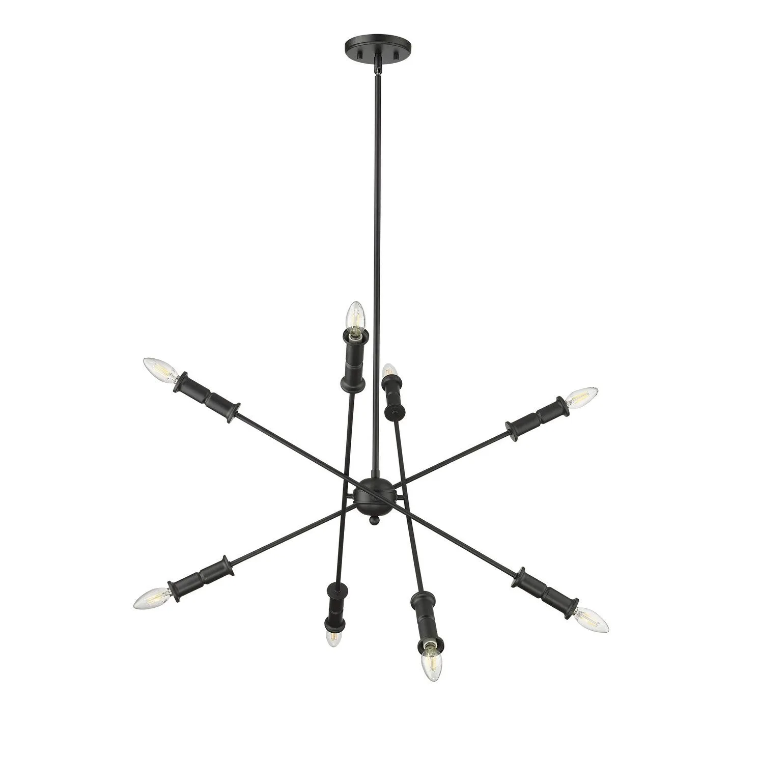 Millennium Lighting 29108 Potiss 8 Light 33 Wide Sputnik Chandelier