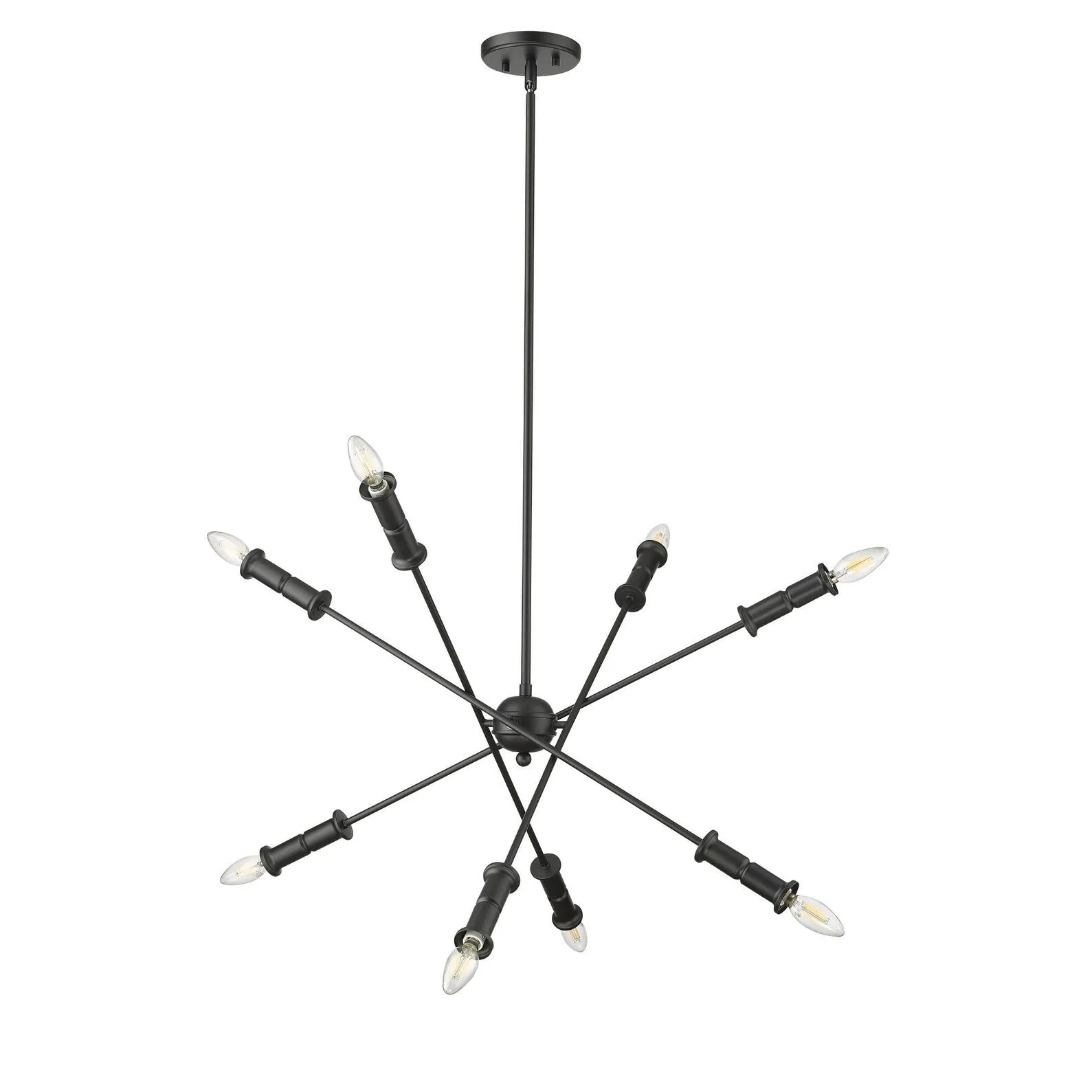 Millennium Lighting 29108 Potiss 8 Light 33 Wide Sputnik Chandelier
