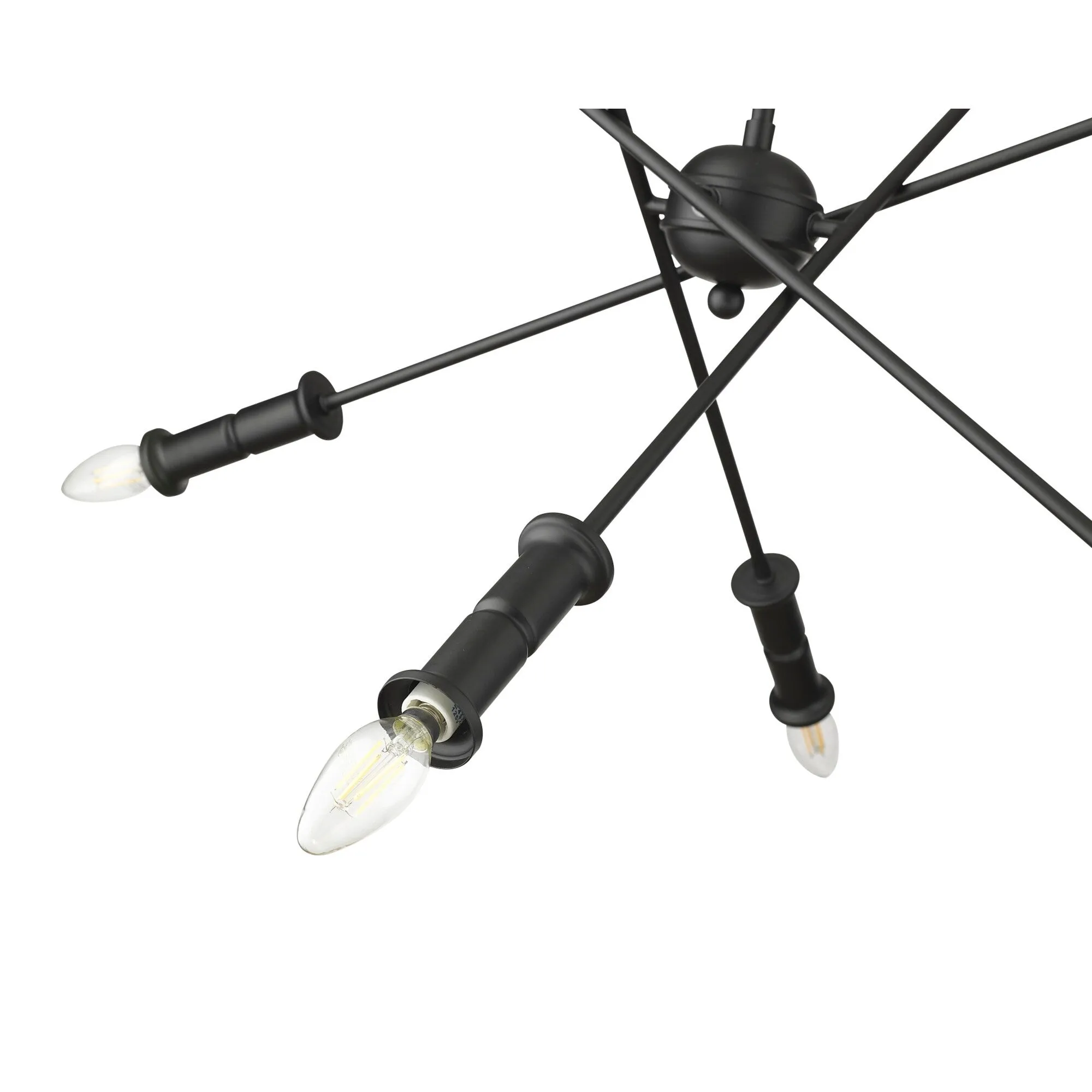 Millennium Lighting 29108 Potiss 8 Light 33 Wide Sputnik Chandelier