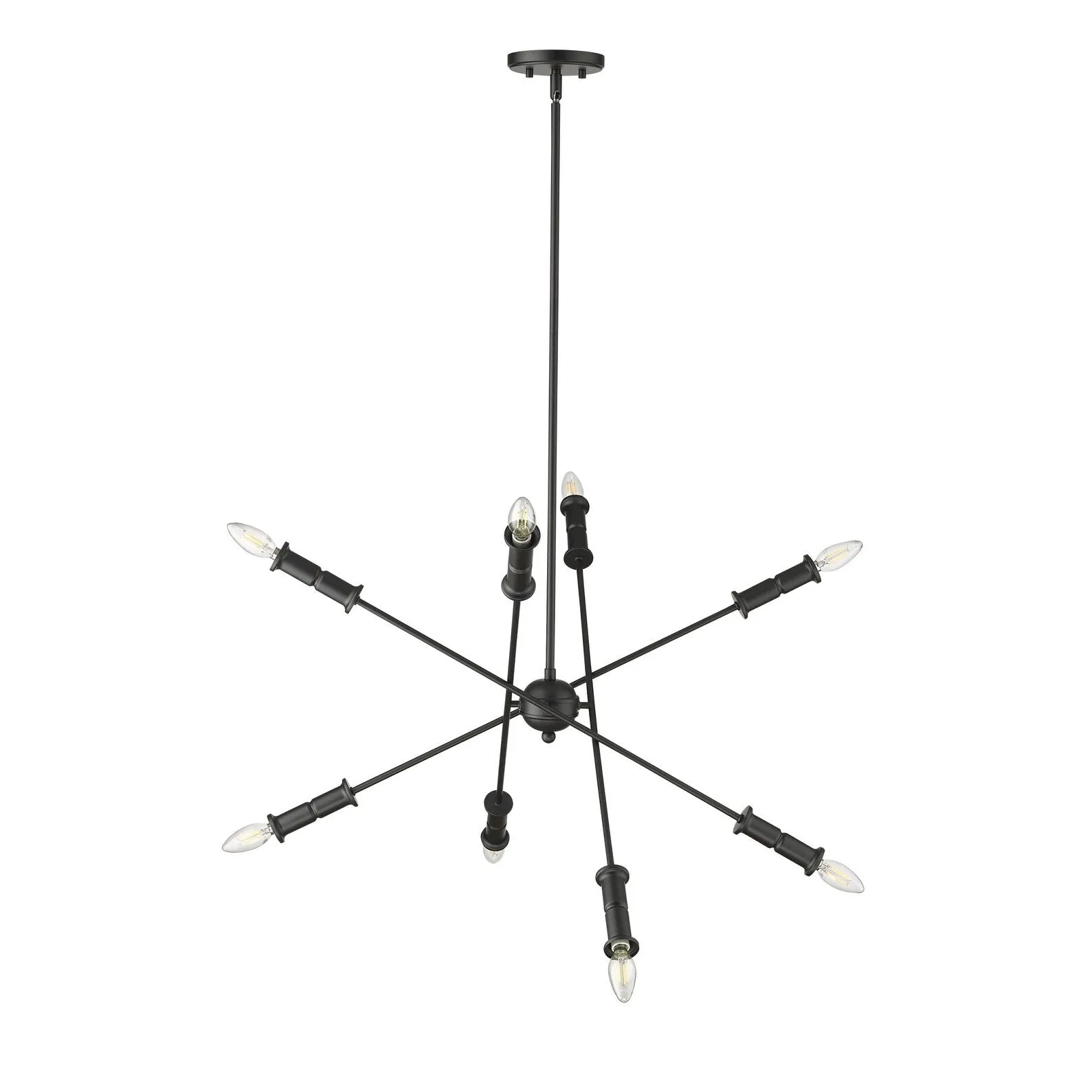 Millennium Lighting 29108 Potiss 8 Light 33 Wide Sputnik Chandelier