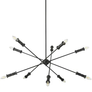 Millennium Lighting 29110 Potiss 10 Light 41 Wide Sputnik Chandelier