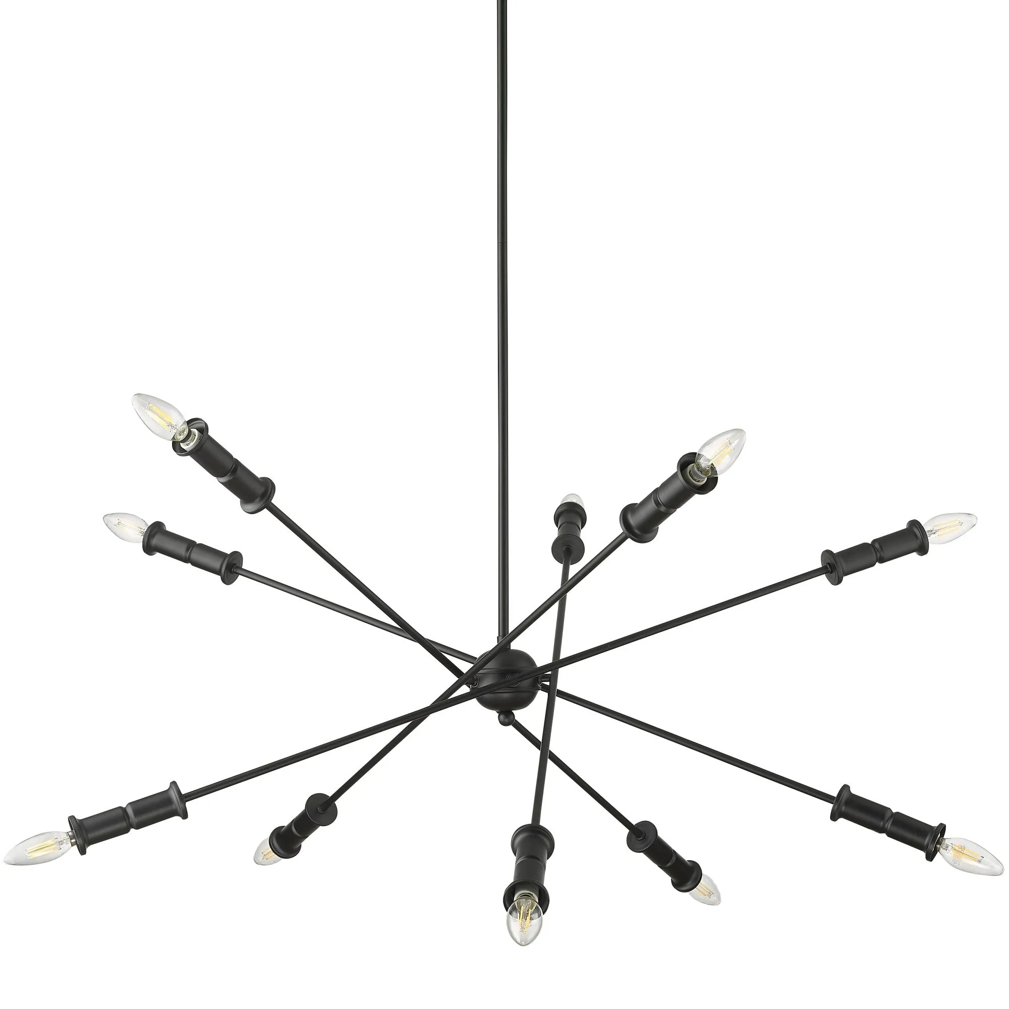 Millennium Lighting 29110 Potiss 10 Light 41 Wide Sputnik Chandelier