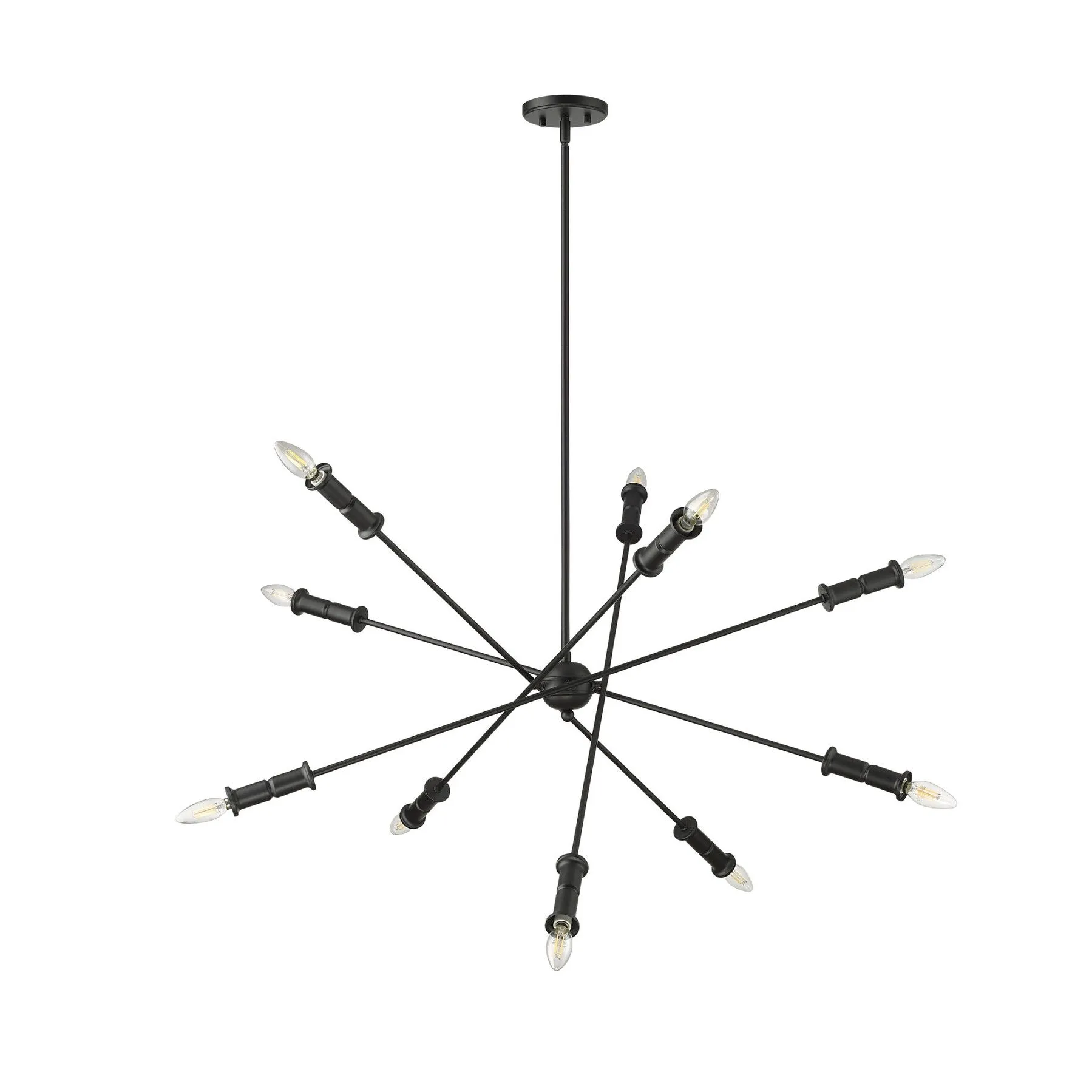 Millennium Lighting 29110 Potiss 10 Light 41 Wide Sputnik Chandelier