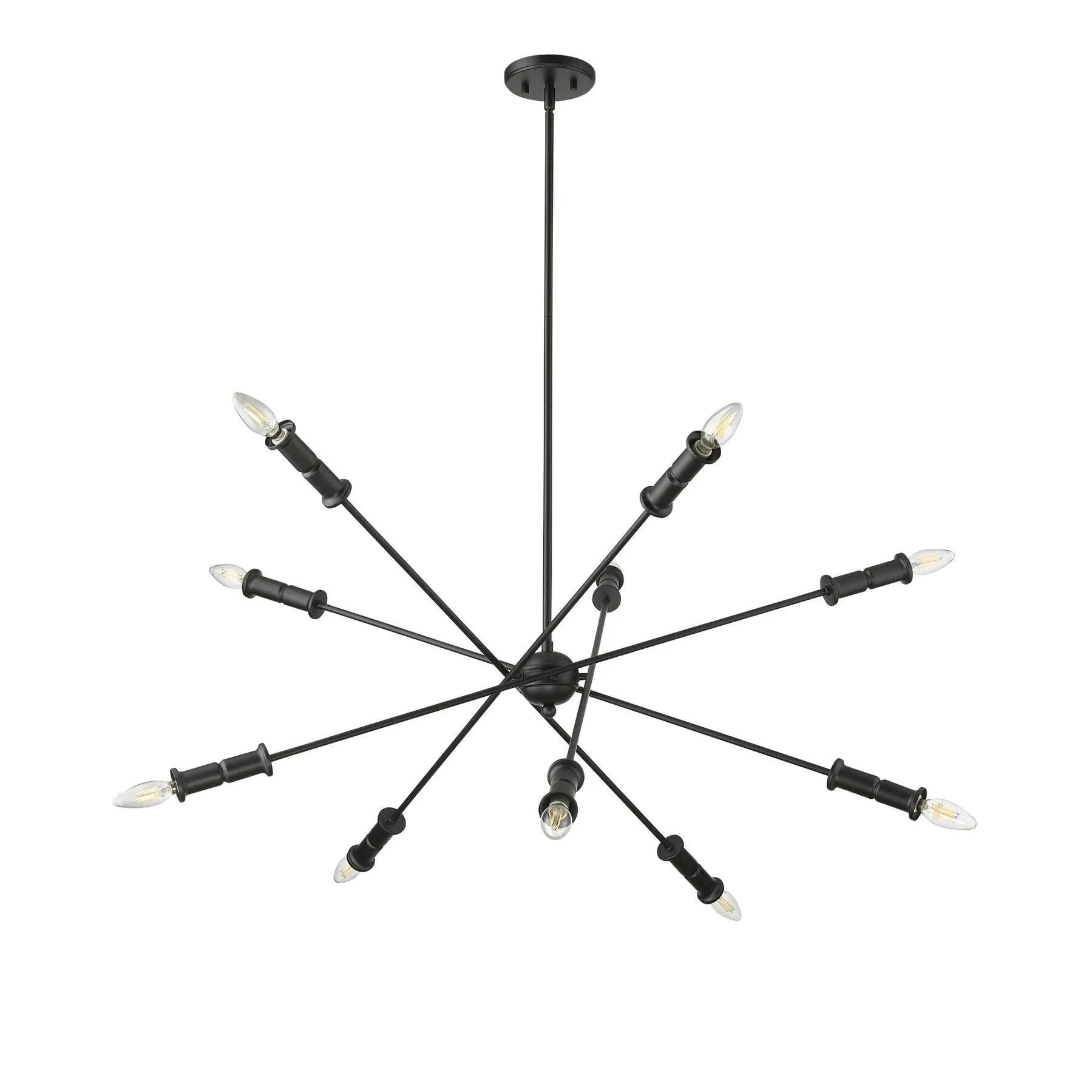Millennium Lighting 29110 Potiss 10 Light 41 Wide Sputnik Chandelier