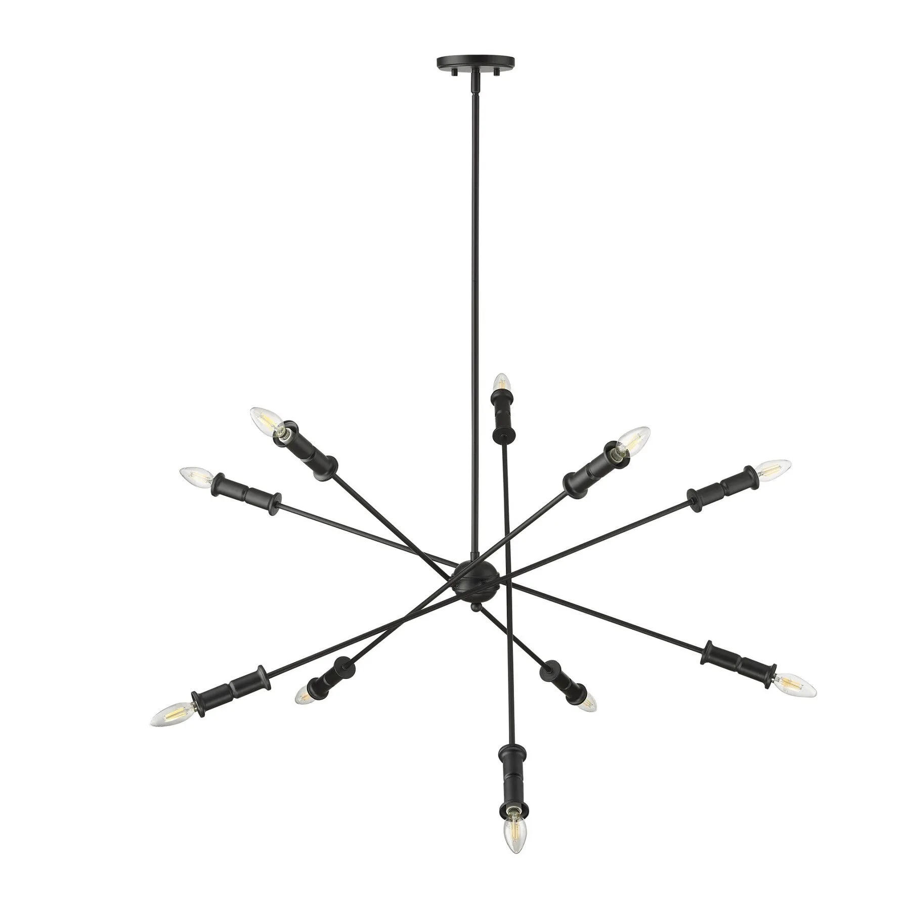 Millennium Lighting 29110 Potiss 10 Light 41 Wide Sputnik Chandelier