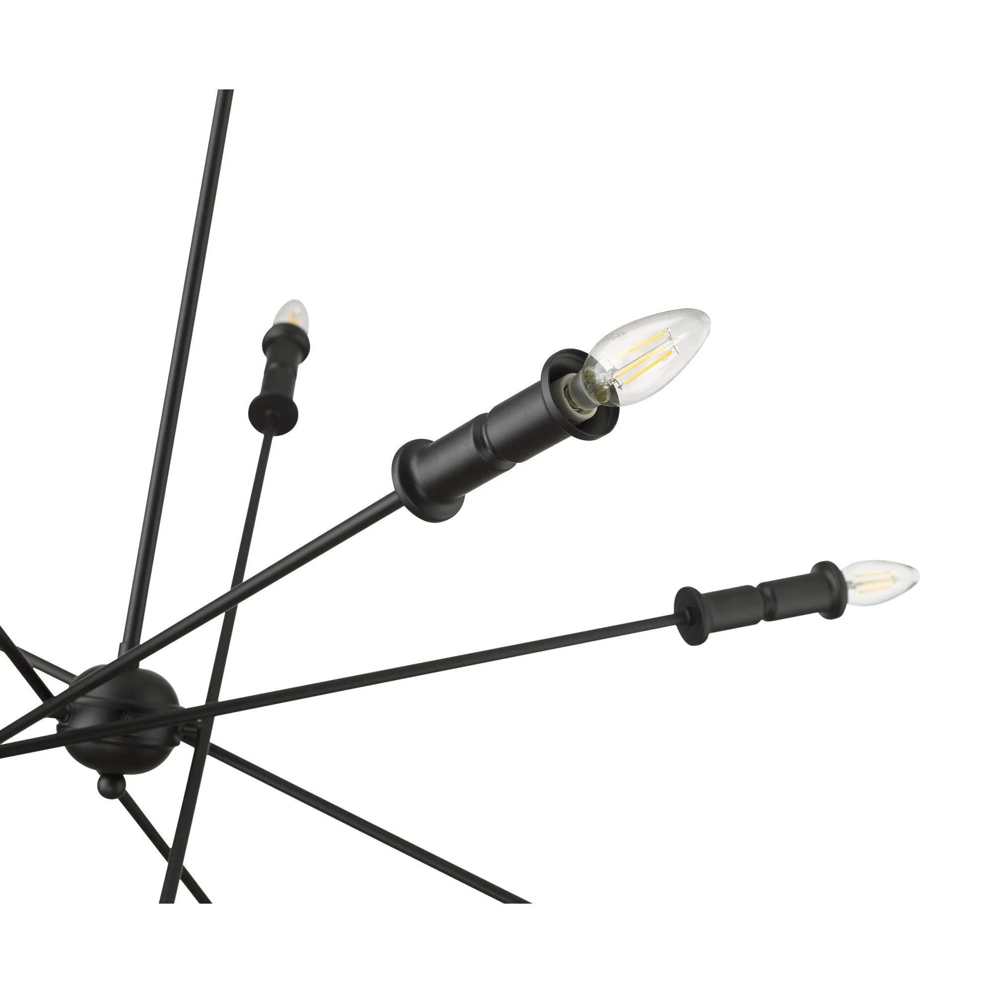 Millennium Lighting 29110 Potiss 10 Light 41 Wide Sputnik Chandelier