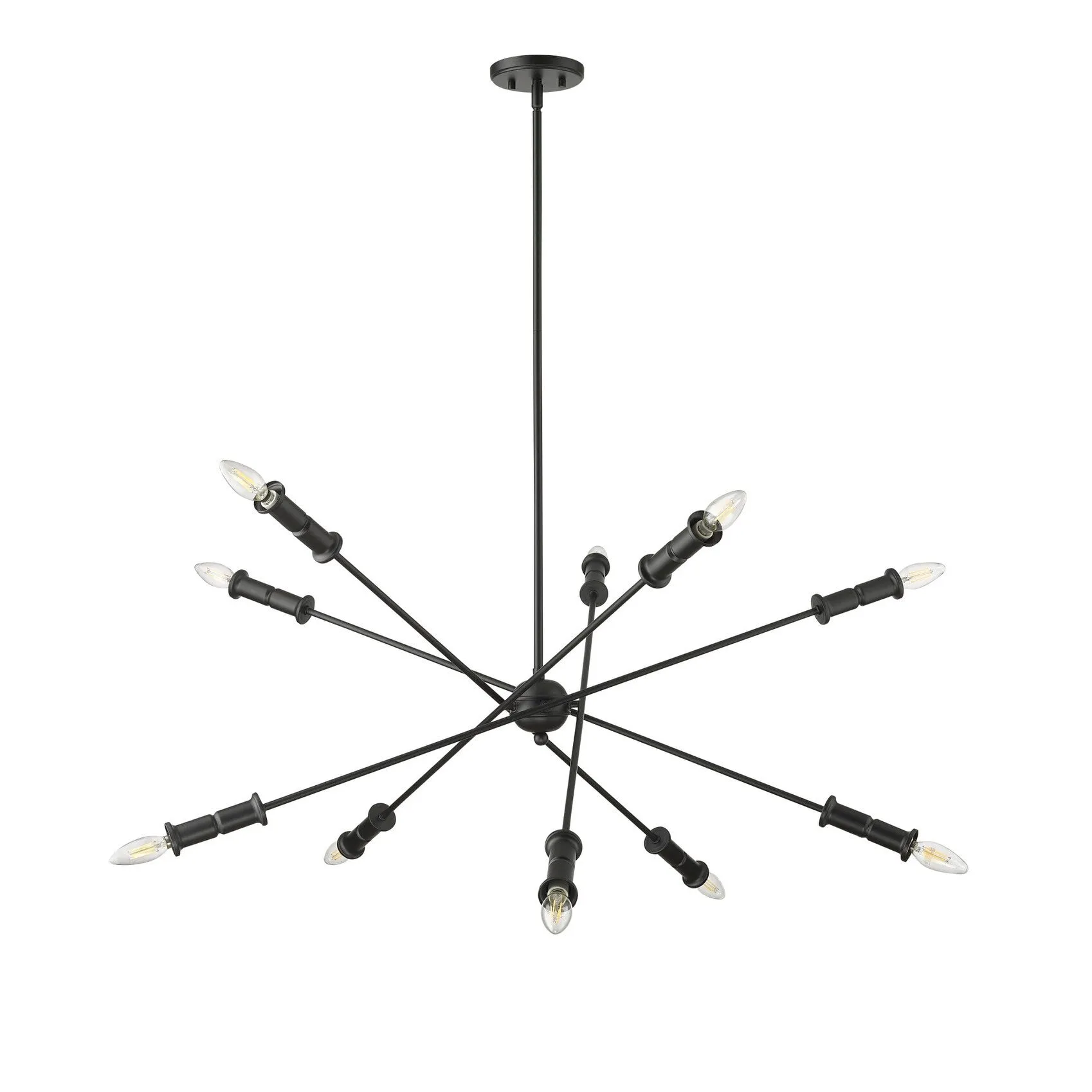Millennium Lighting 29110 Potiss 10 Light 41 Wide Sputnik Chandelier