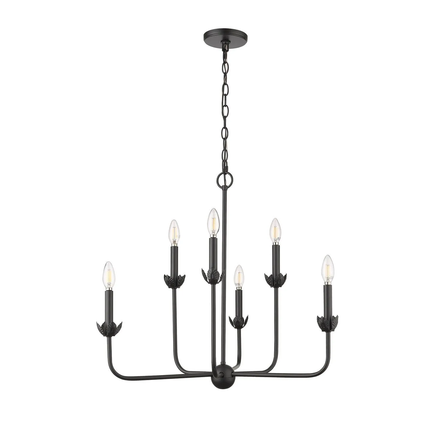 Millennium Lighting 29706 Freesia 6 Light 26 Wide Taper Candle Style