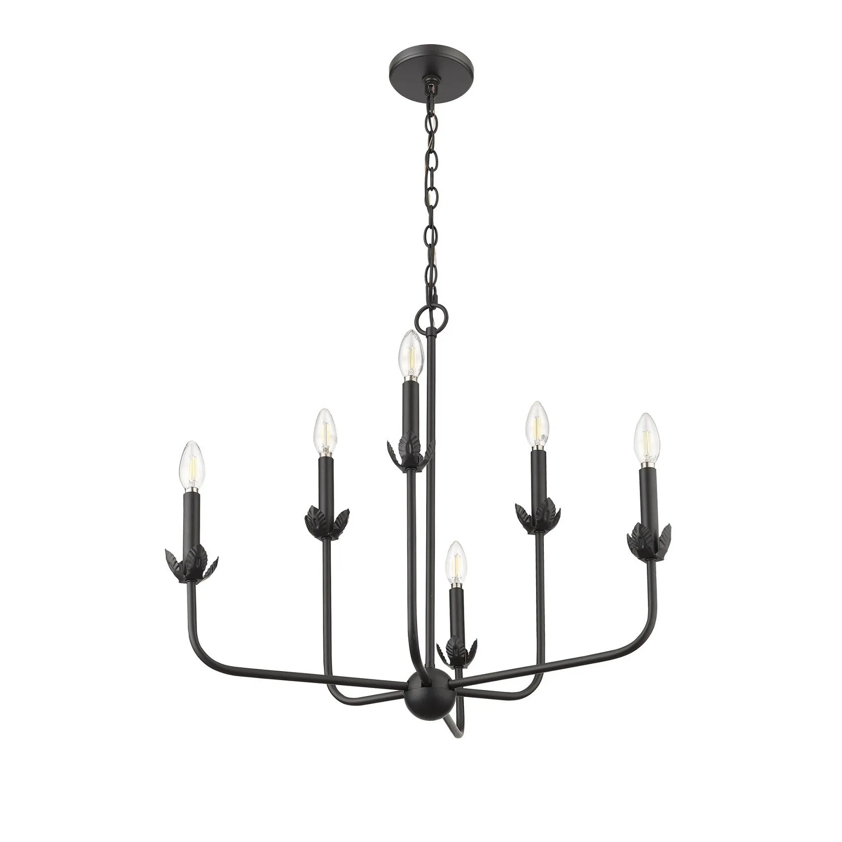 Millennium Lighting 29706 Freesia 6 Light 26 Wide Taper Candle Style