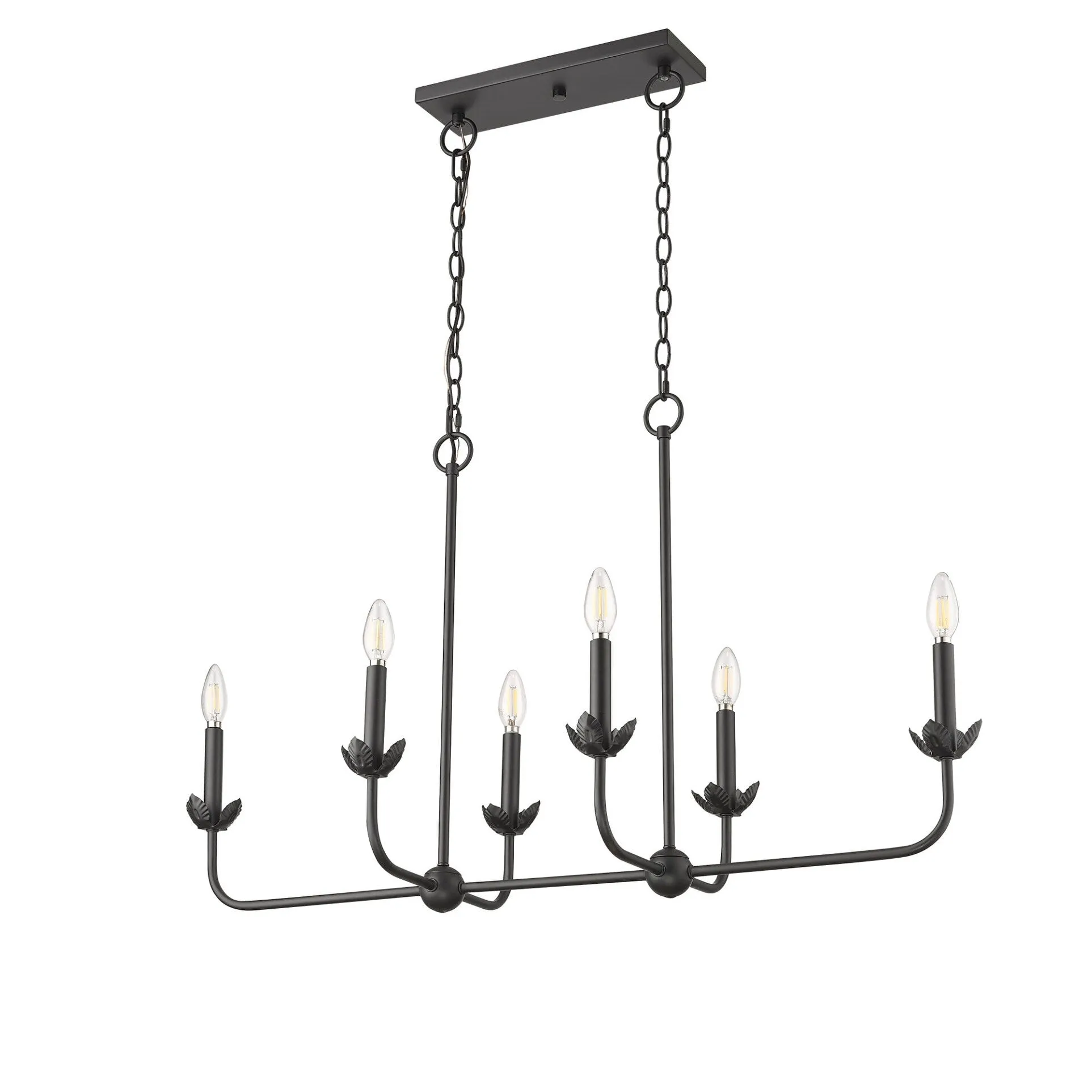 Millennium Lighting 29806 Freesia 6 Light 36 Wide Taper Candle Style