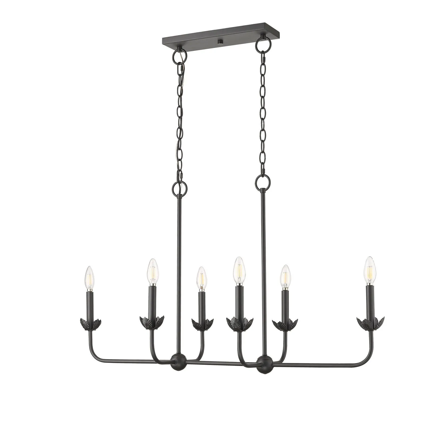Millennium Lighting 29806 Freesia 6 Light 36 Wide Taper Candle Style