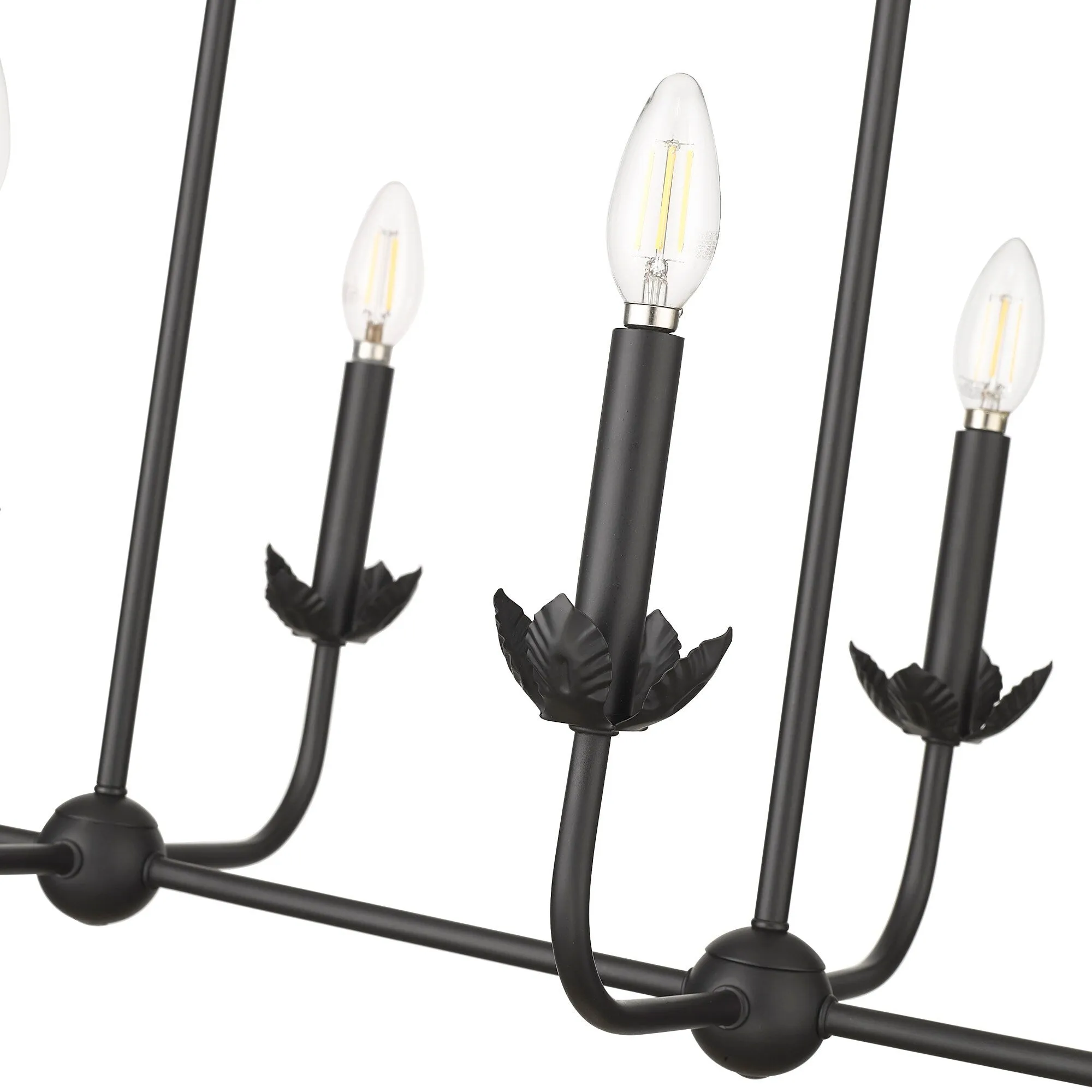 Millennium Lighting 29806 Freesia 6 Light 36 Wide Taper Candle Style