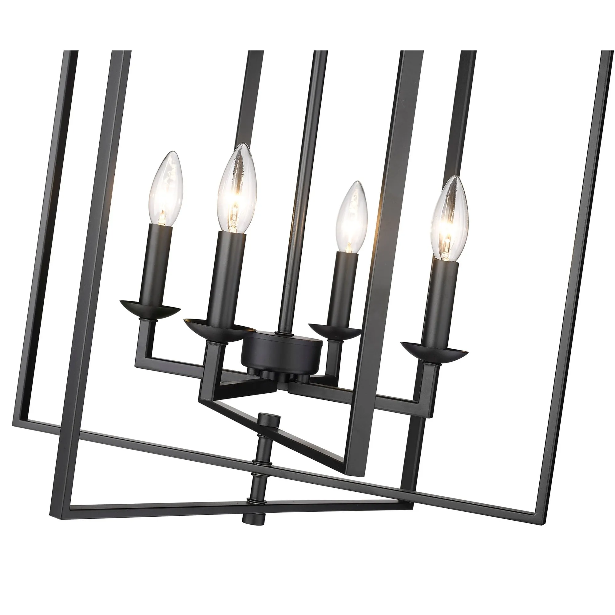 Millennium Lighting 4 Light 20 Wide Geometric Chandelier