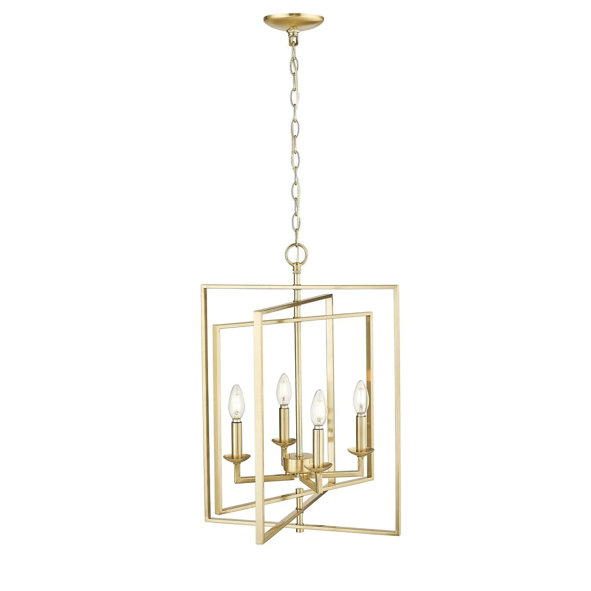 Millennium Lighting 4 Light 20 Wide Geometric Chandelier