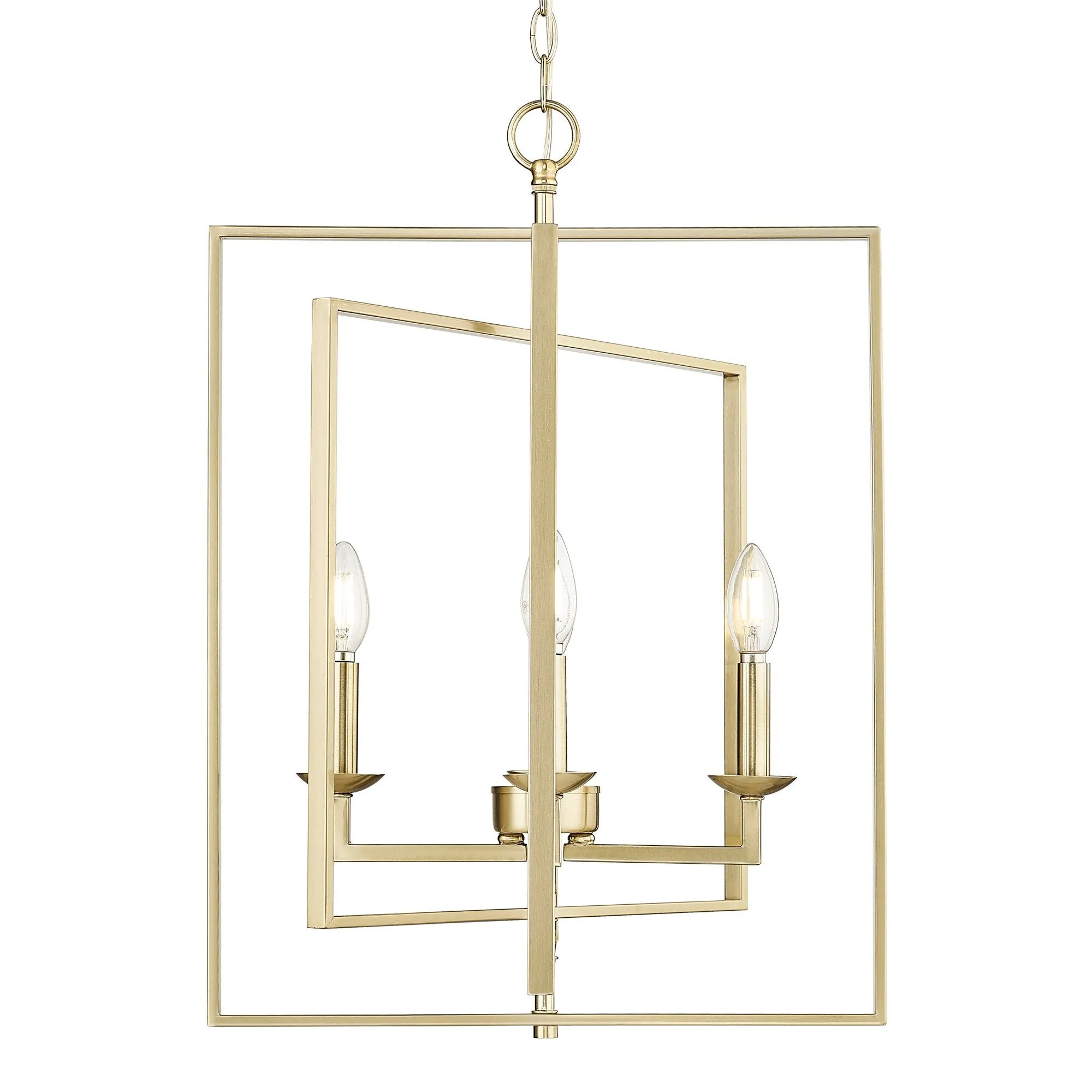 Millennium Lighting 4 Light 20 Wide Geometric Chandelier