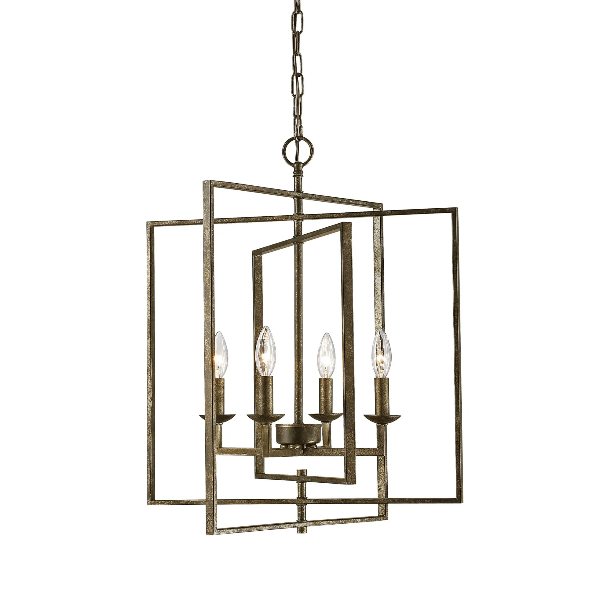 Millennium Lighting 4 Light 20 Wide Geometric Chandelier