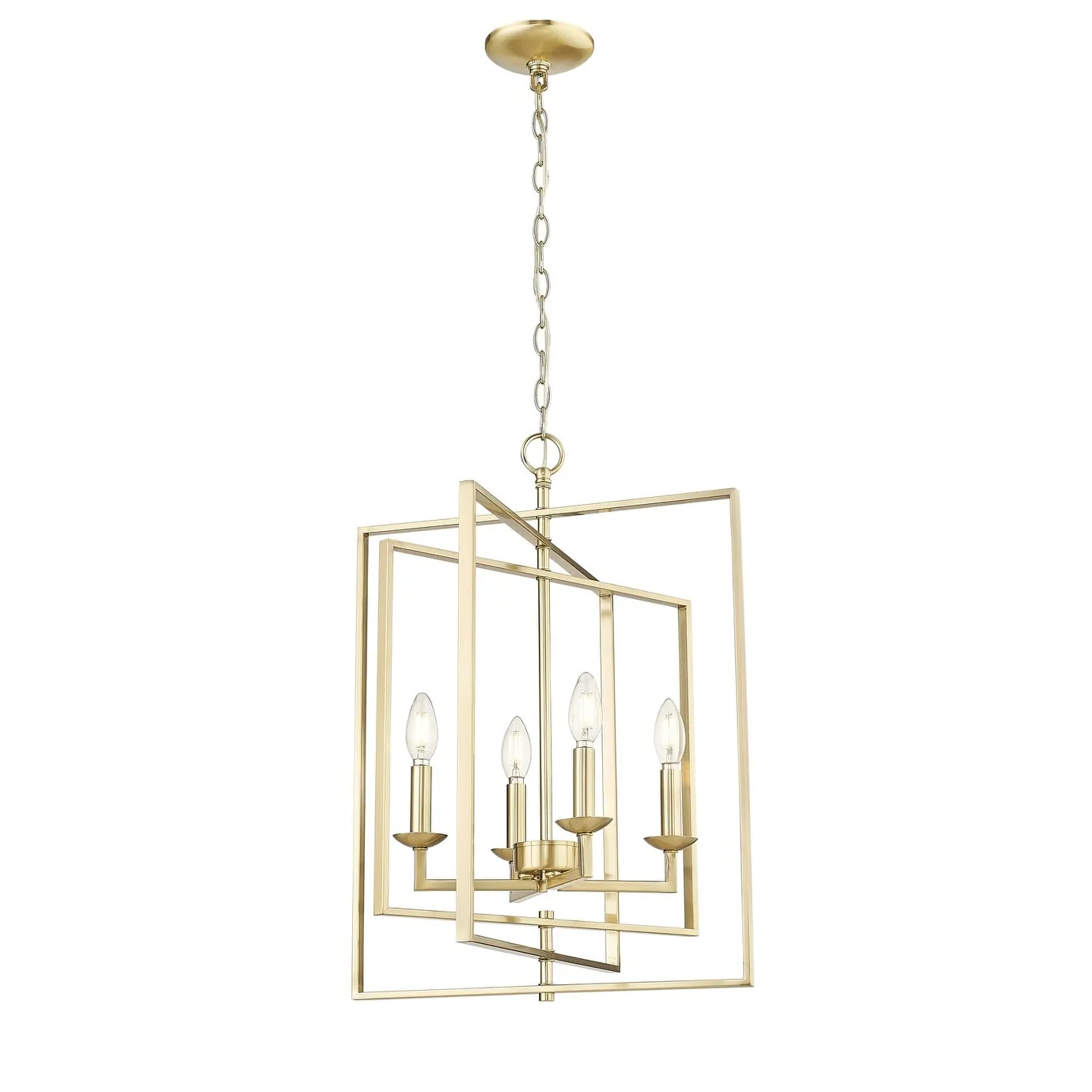 Millennium Lighting 4 Light 20 Wide Geometric Chandelier