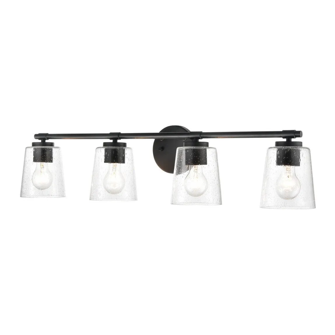 Millennium Lighting 4 Light 34 Wide Bathroom Vanity Light with Clear