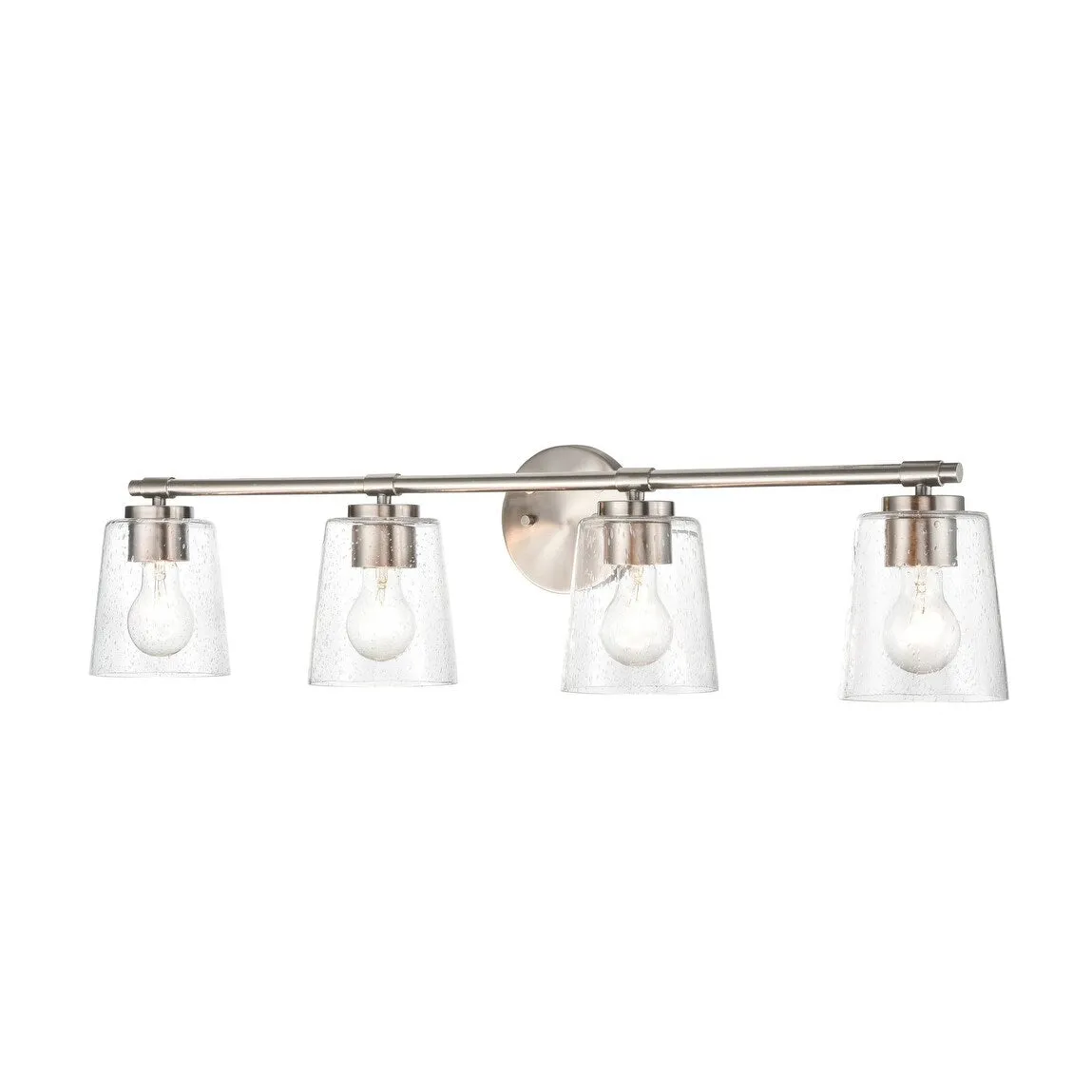 Millennium Lighting 4 Light 34 Wide Bathroom Vanity Light with Clear