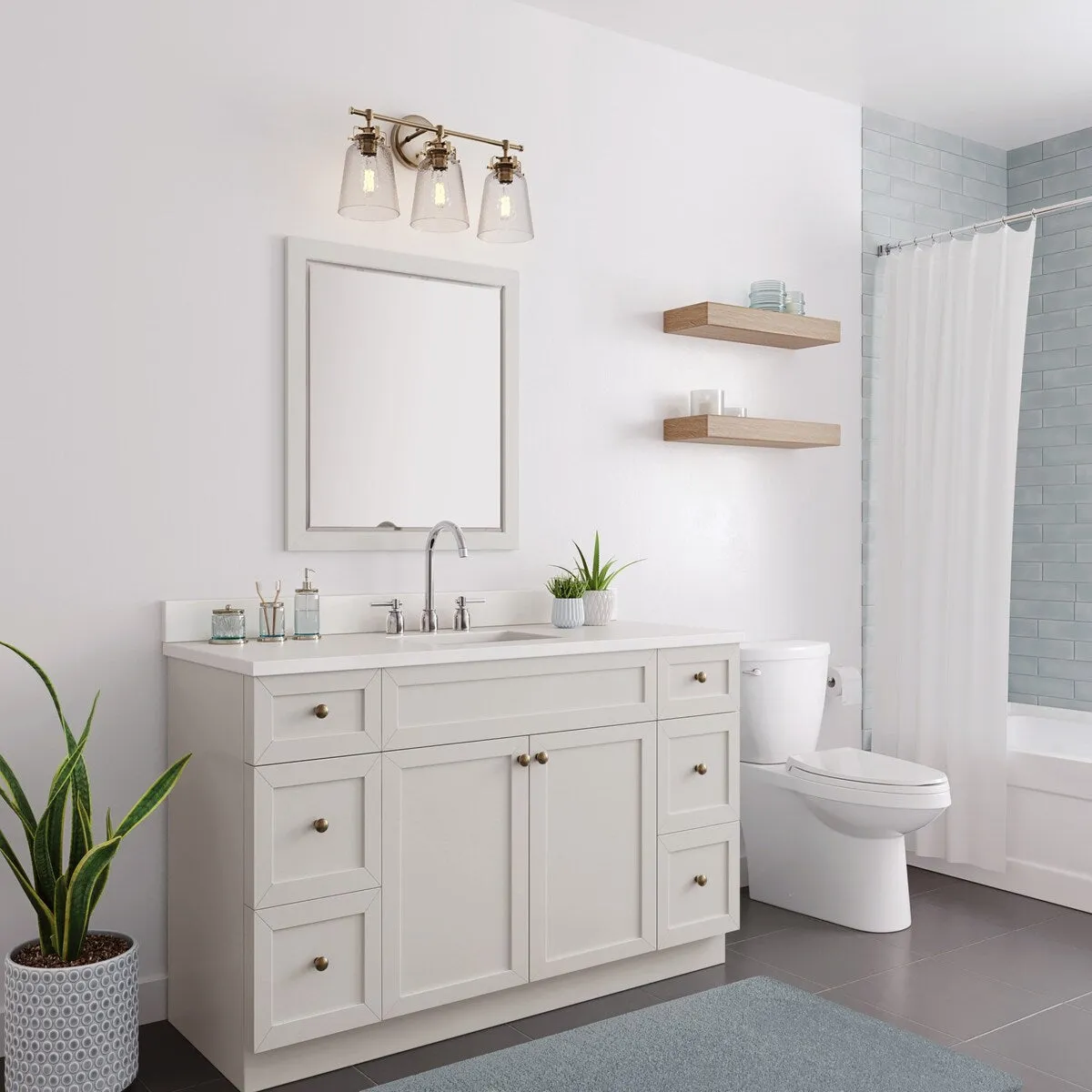 Millennium Lighting 4413 Amberose 3 Light 23 Wide Vanity Light