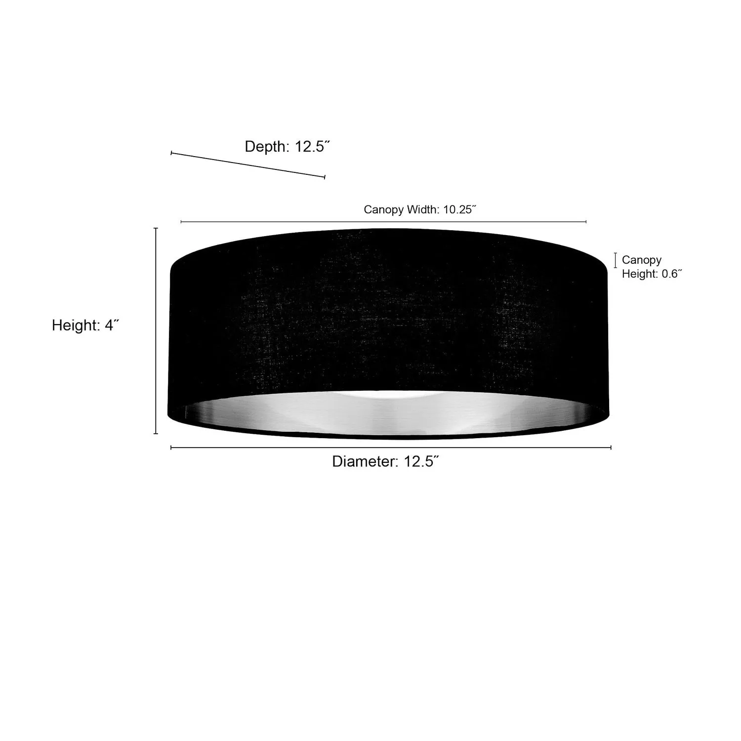 Millennium Lighting 4521 Rosata 13 Wide Flush Mount Drum Ceiling