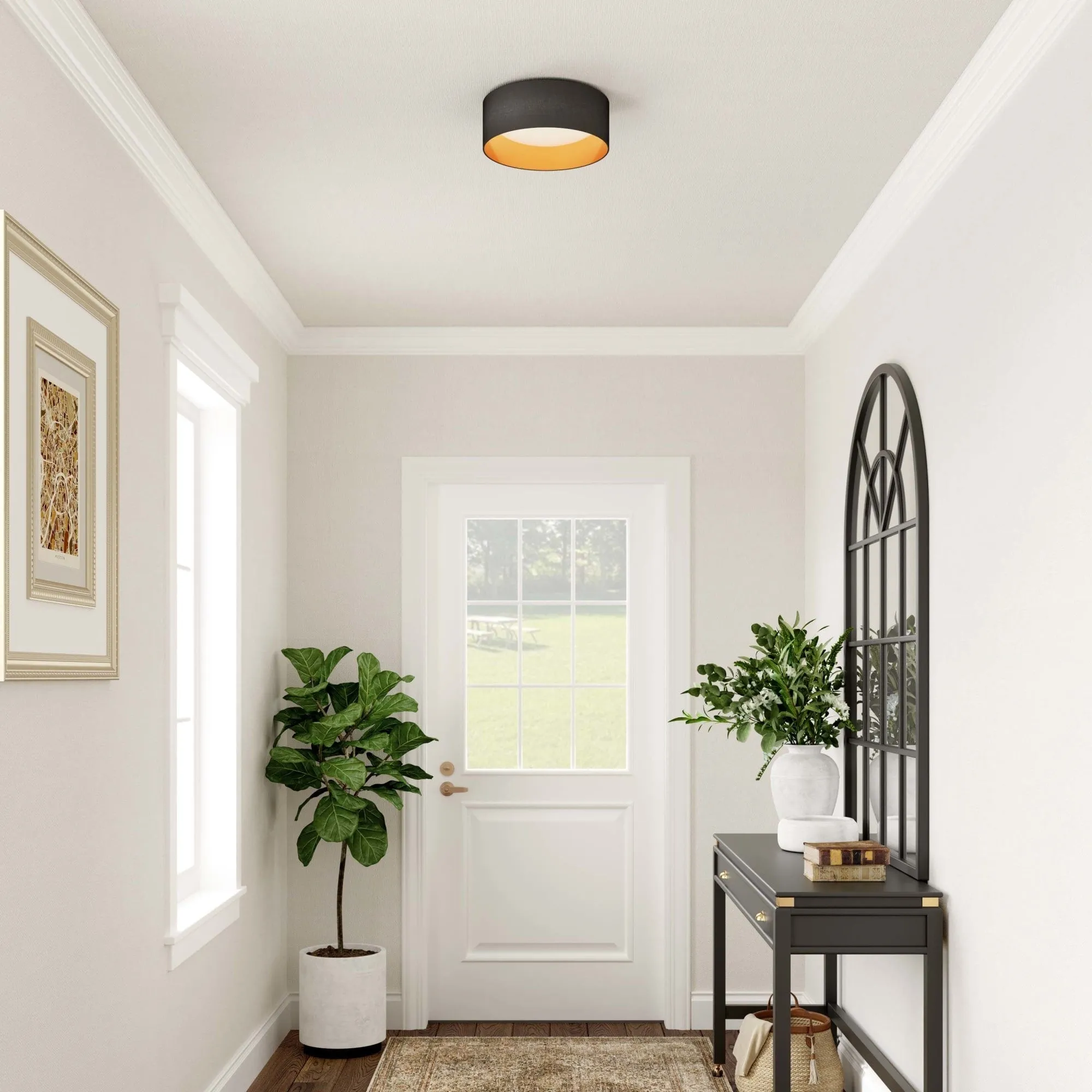 Millennium Lighting 4521 Rosata 13 Wide Flush Mount Drum Ceiling