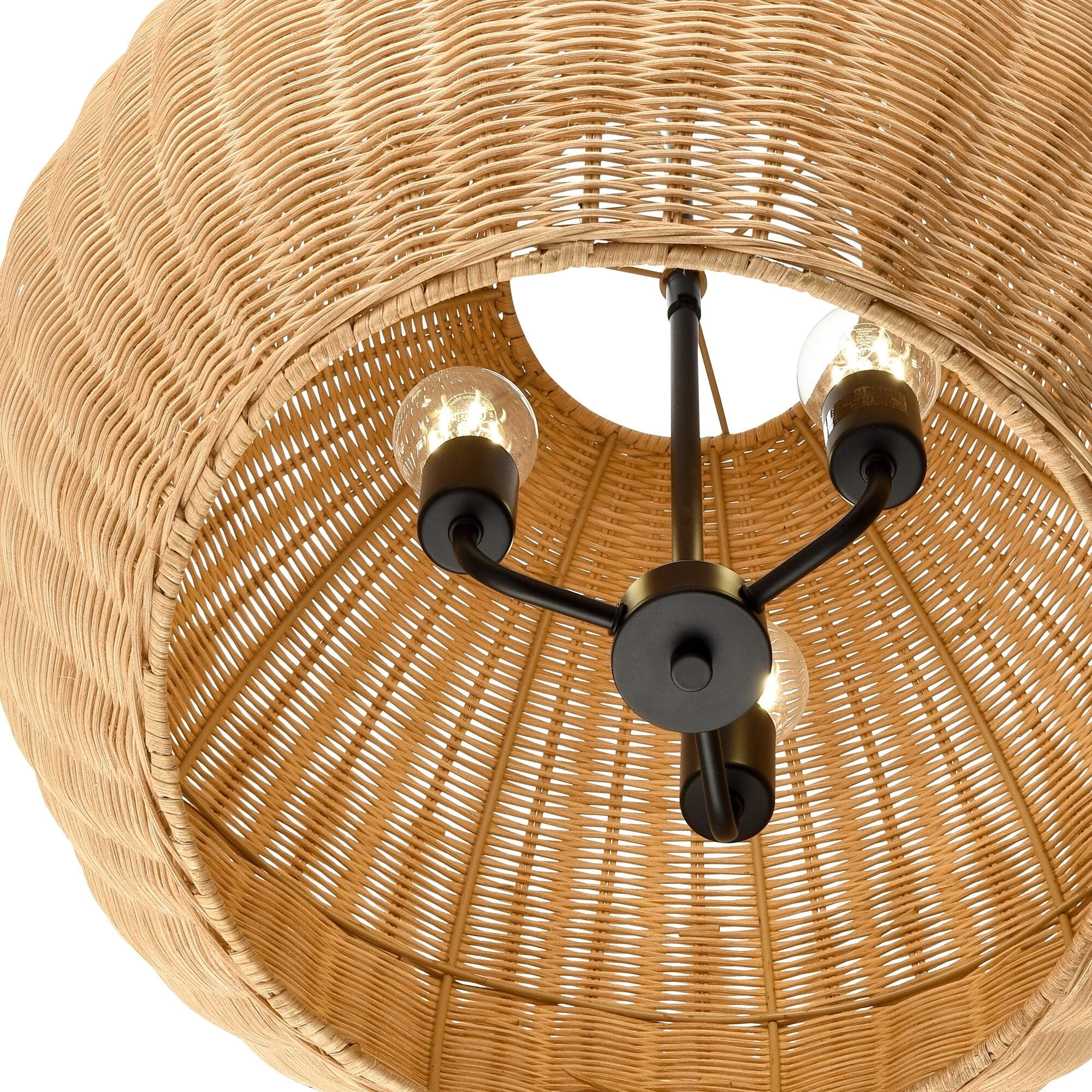 Millennium Lighting 9025 Elise 3 Light 22 Wide Pendant
