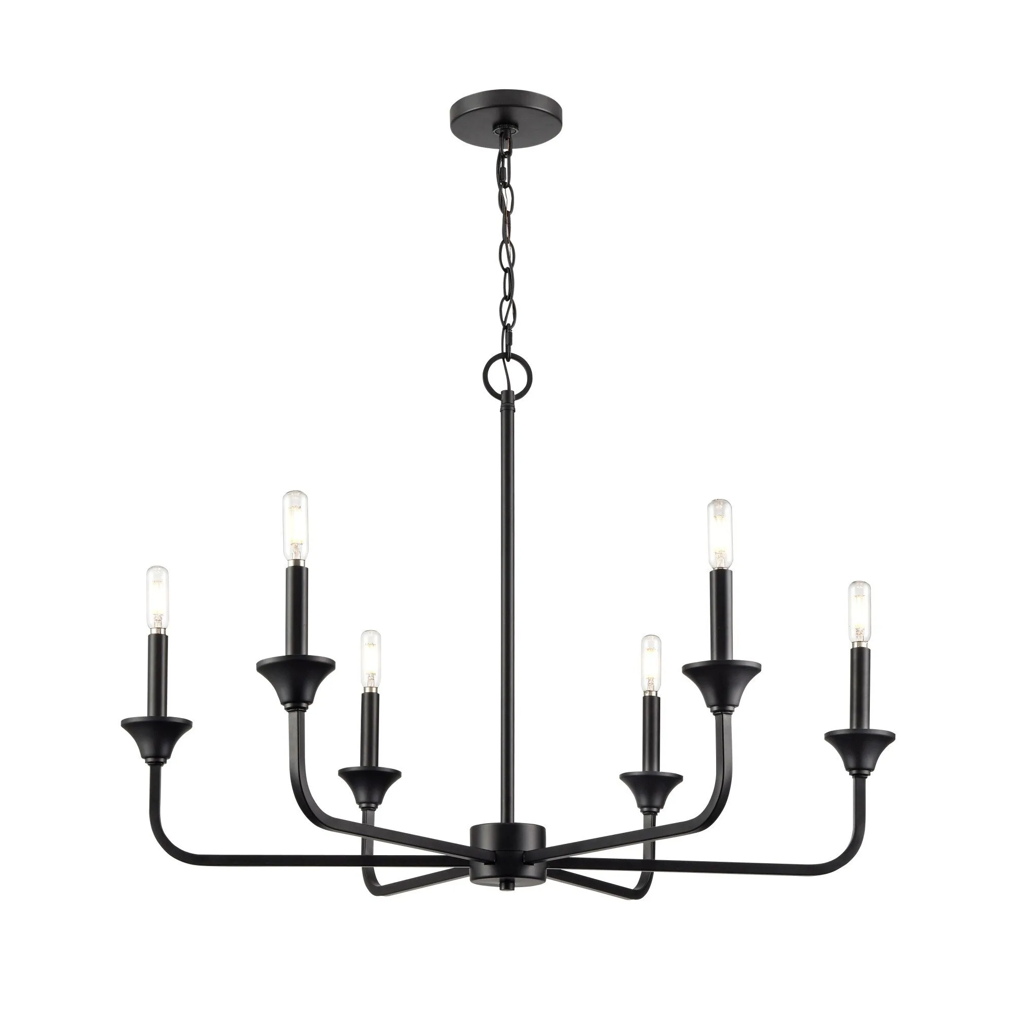 Millennium Lighting 97326 Herring 6 Light 32 Wide Taper Candle Style