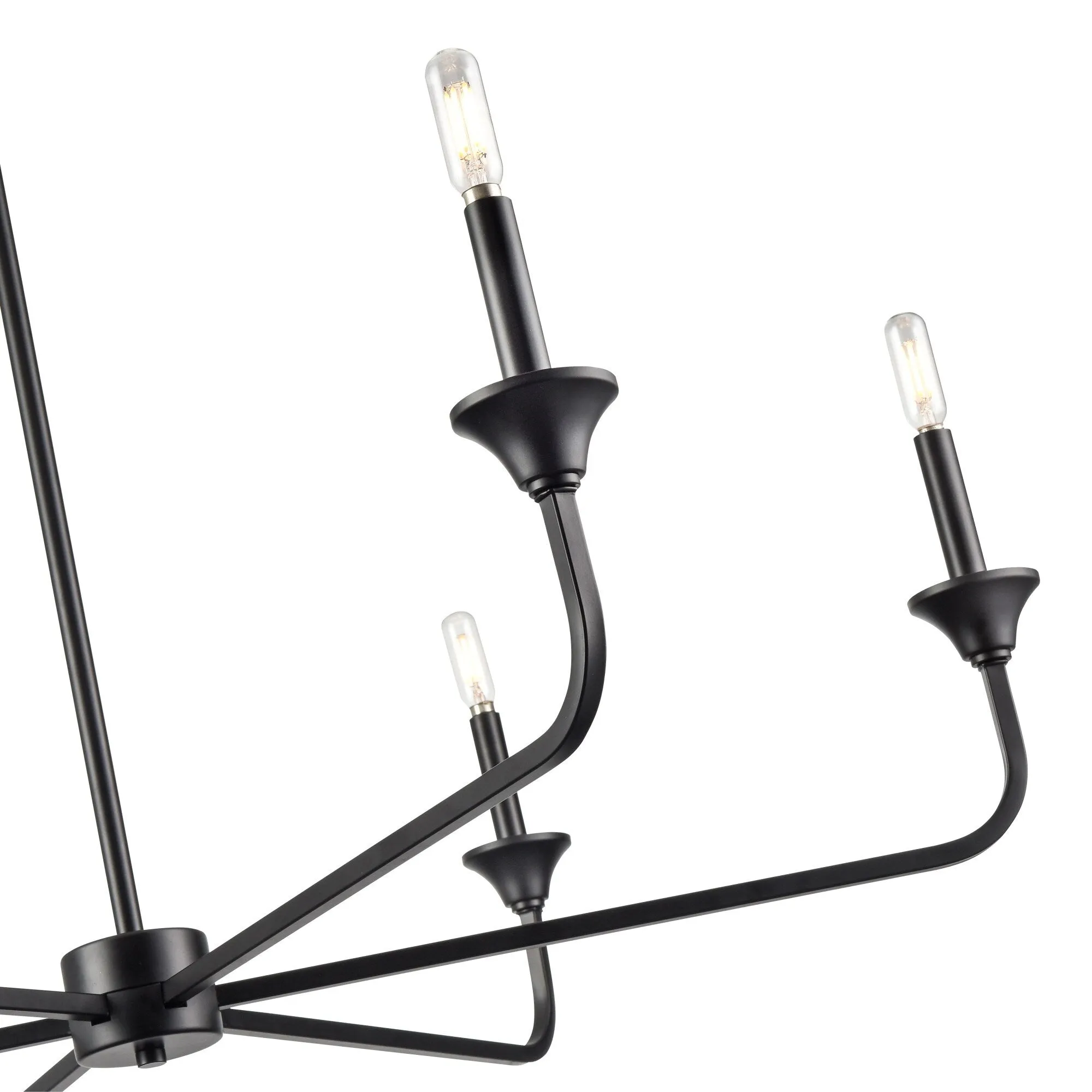 Millennium Lighting 97426 Herring 6 Light 42 Wide Taper Candle Style