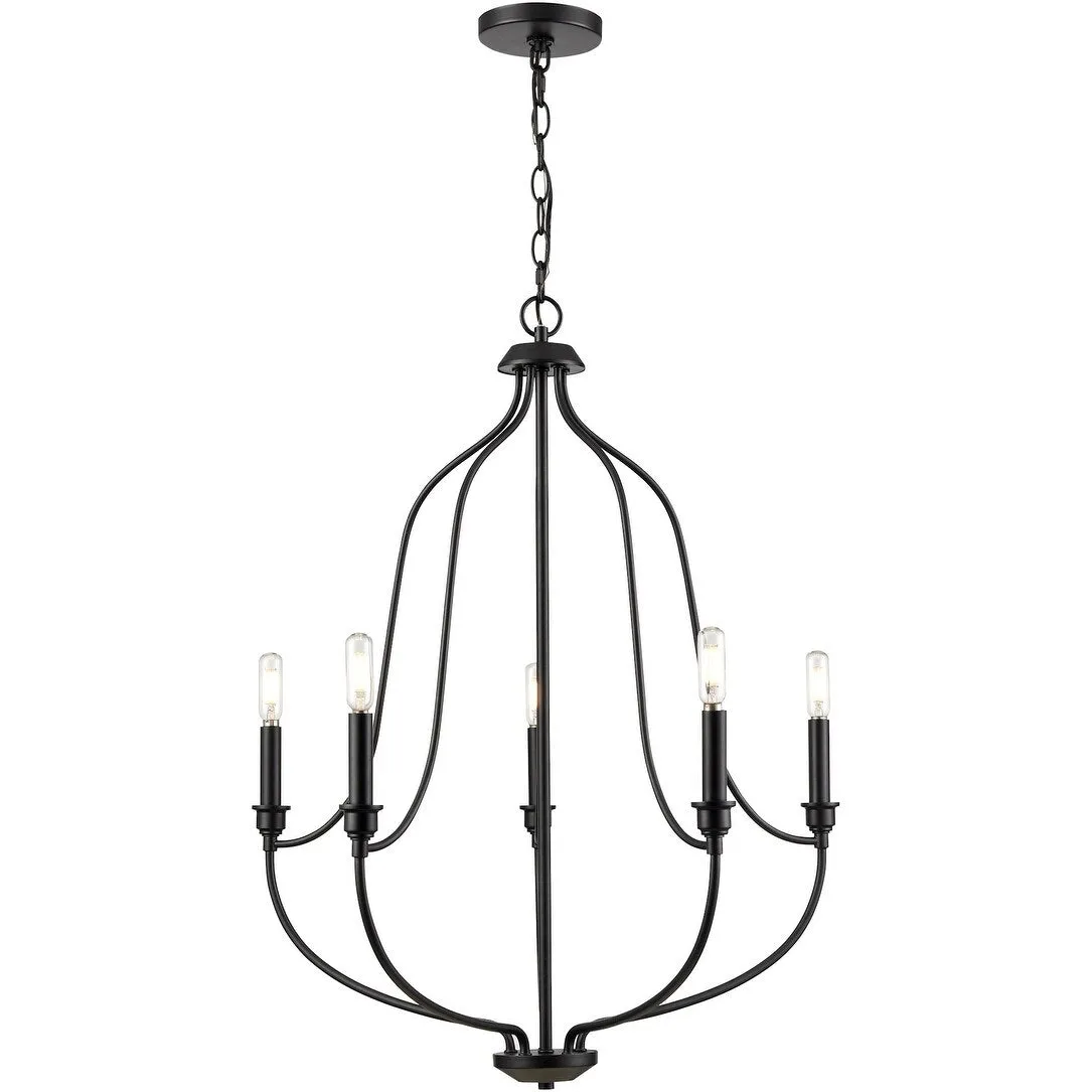 Millennium Lighting 98005 Senoia 5 Light 25 Wide Pillar Candle Style