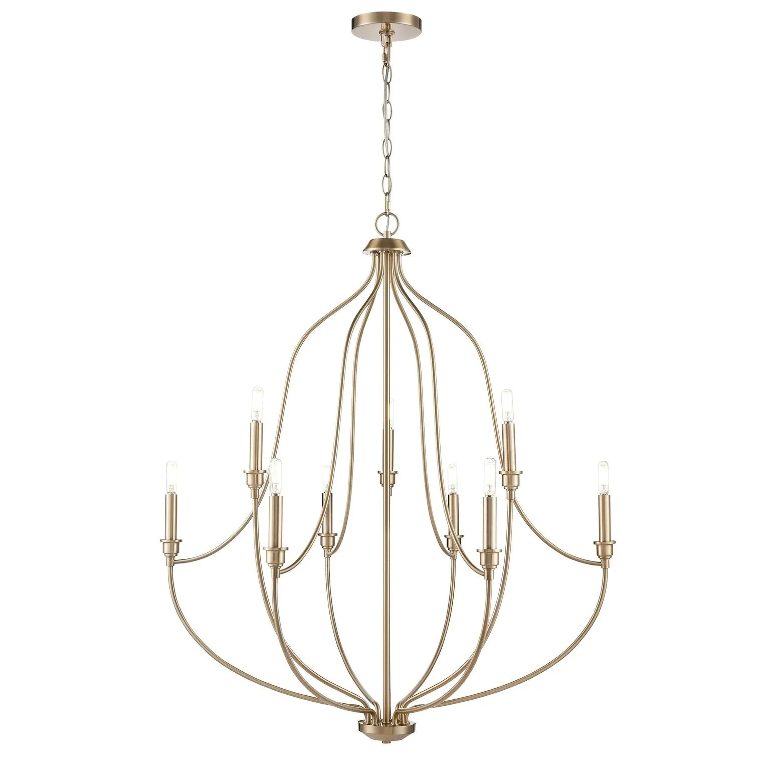 Millennium Lighting 98009 Senoia 9 Light 33 Wide Pillar Candle Style