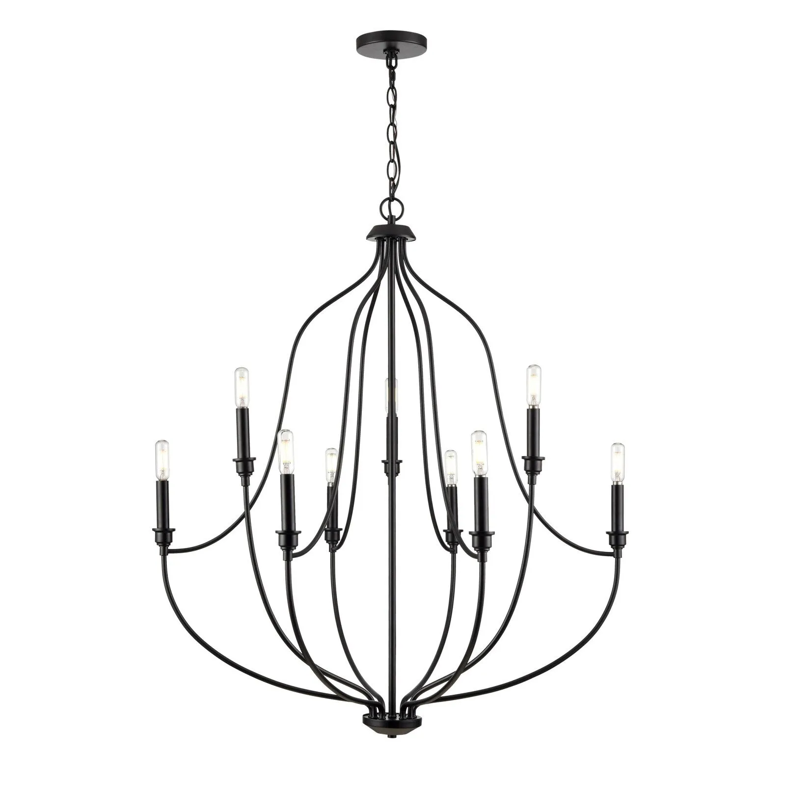 Millennium Lighting 98009 Senoia 9 Light 33 Wide Pillar Candle Style