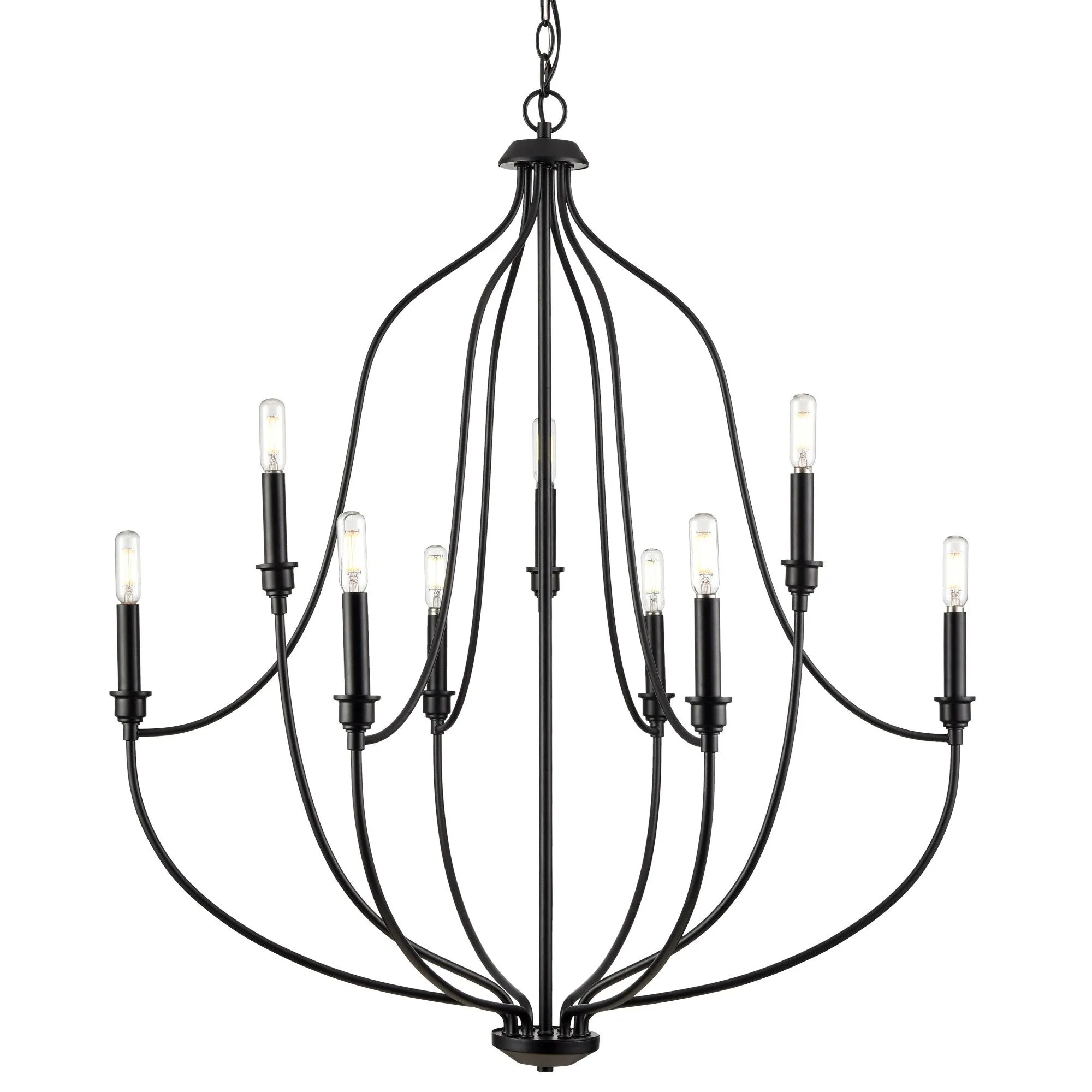 Millennium Lighting 98009 Senoia 9 Light 33 Wide Pillar Candle Style