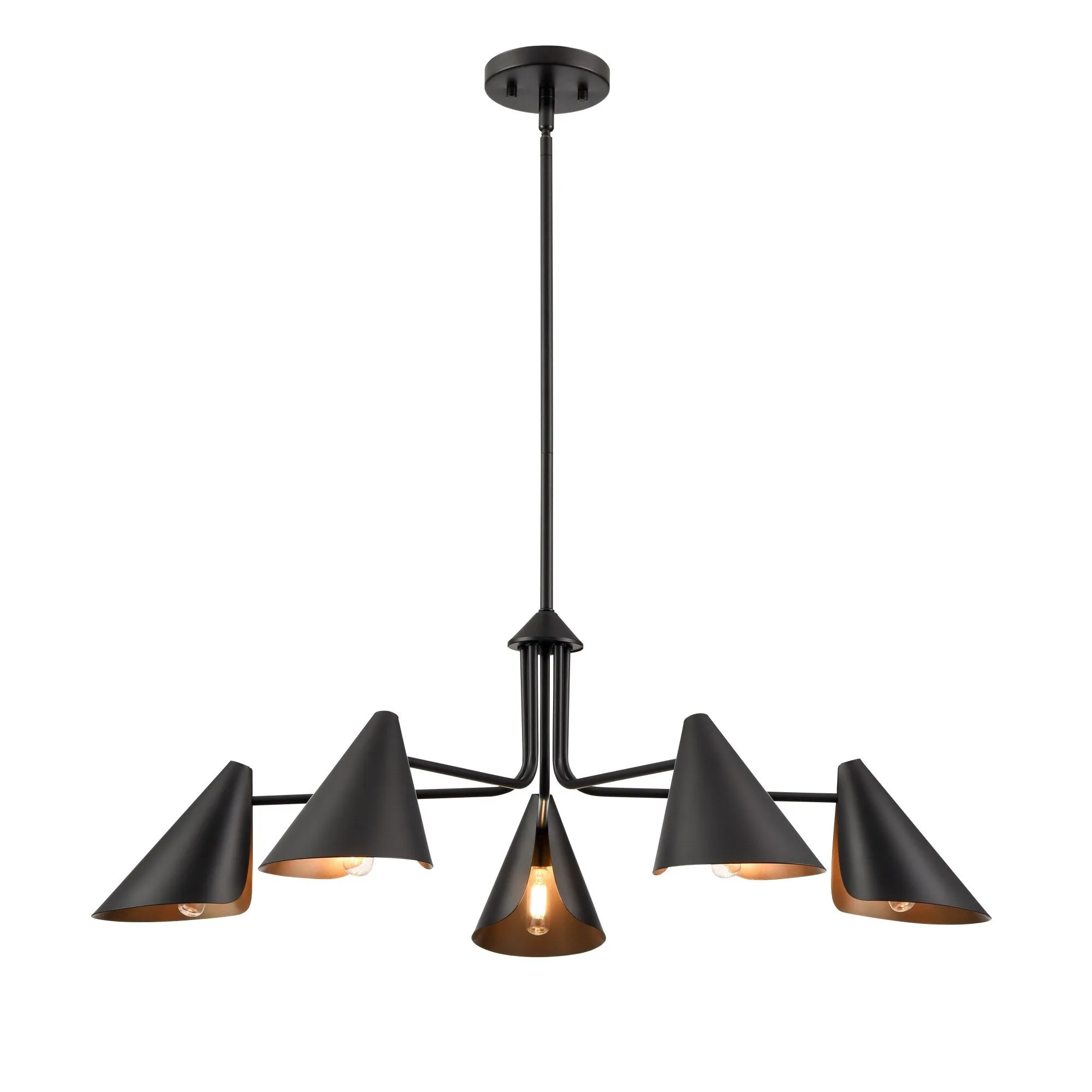 Millennium Lighting 99005 Warhol 5 Light 34 Wide Chandelier
