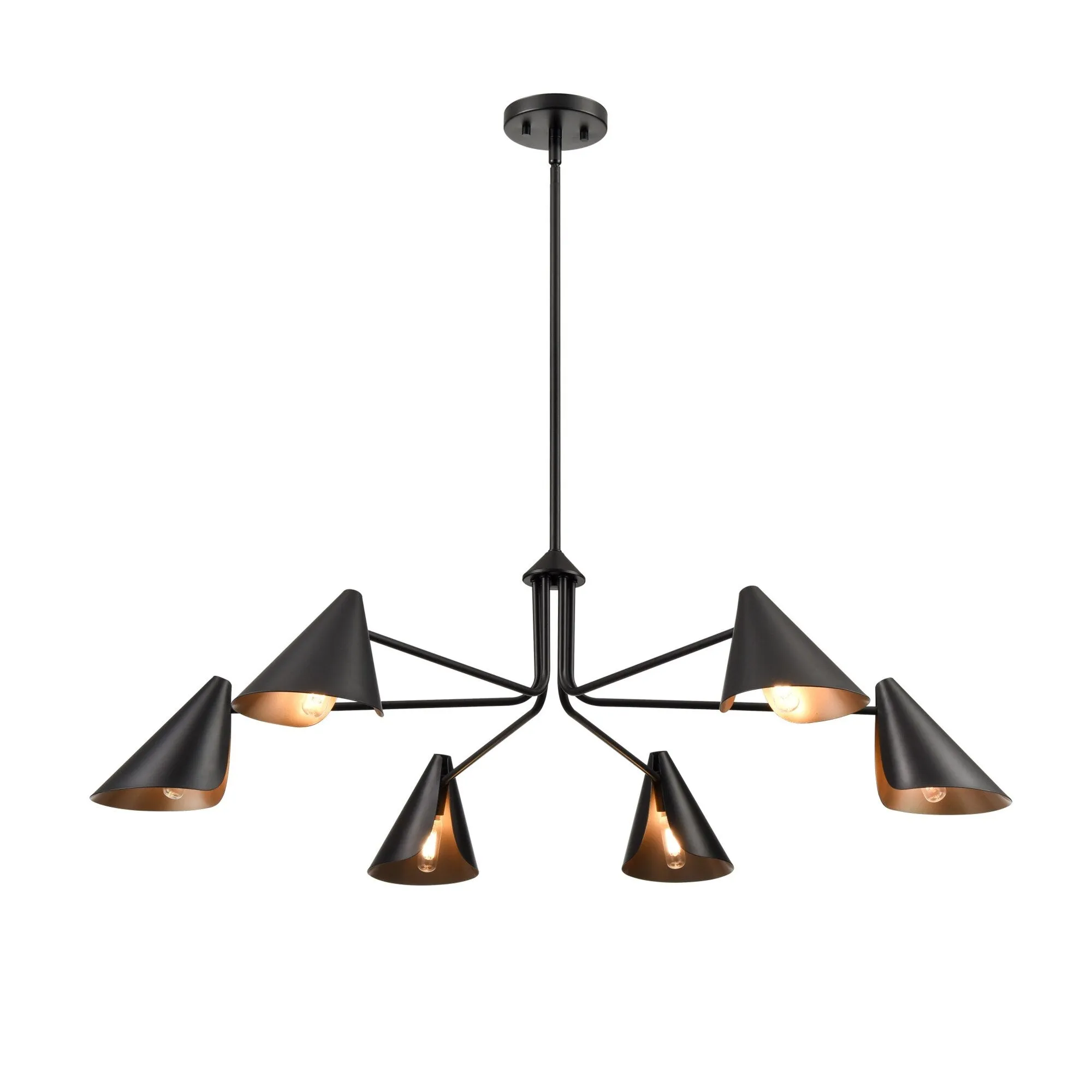 Millennium Lighting 99006 Warhol 6 Light 41 Wide Chandelier