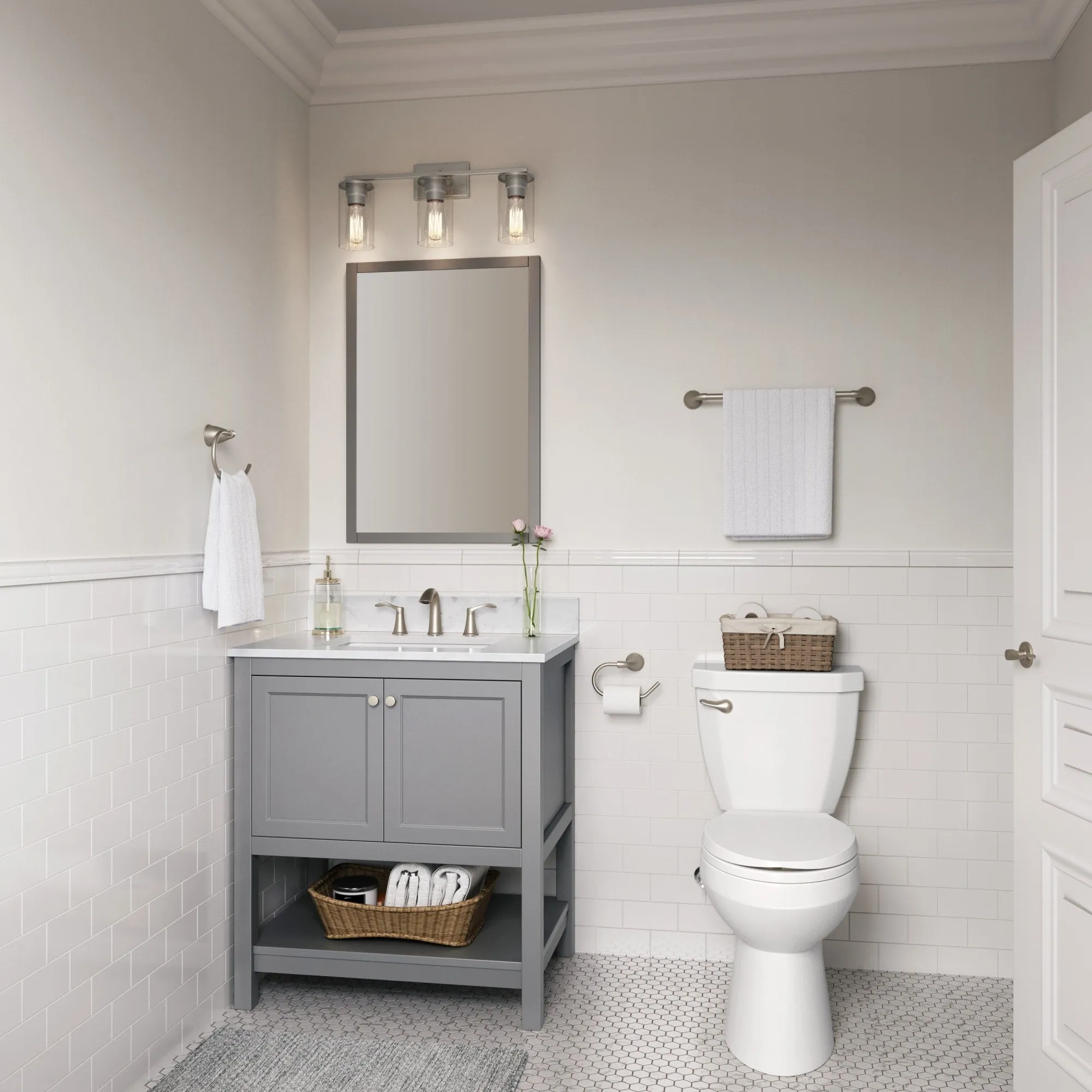 Millennium Lighting Verlana 3 Light 22 Wide Bathroom Vanity Light